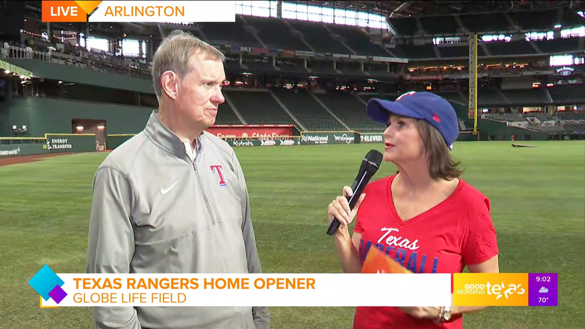 Texas Rangers Game Reporter Texas Rangers Home Opener | wfaa.com