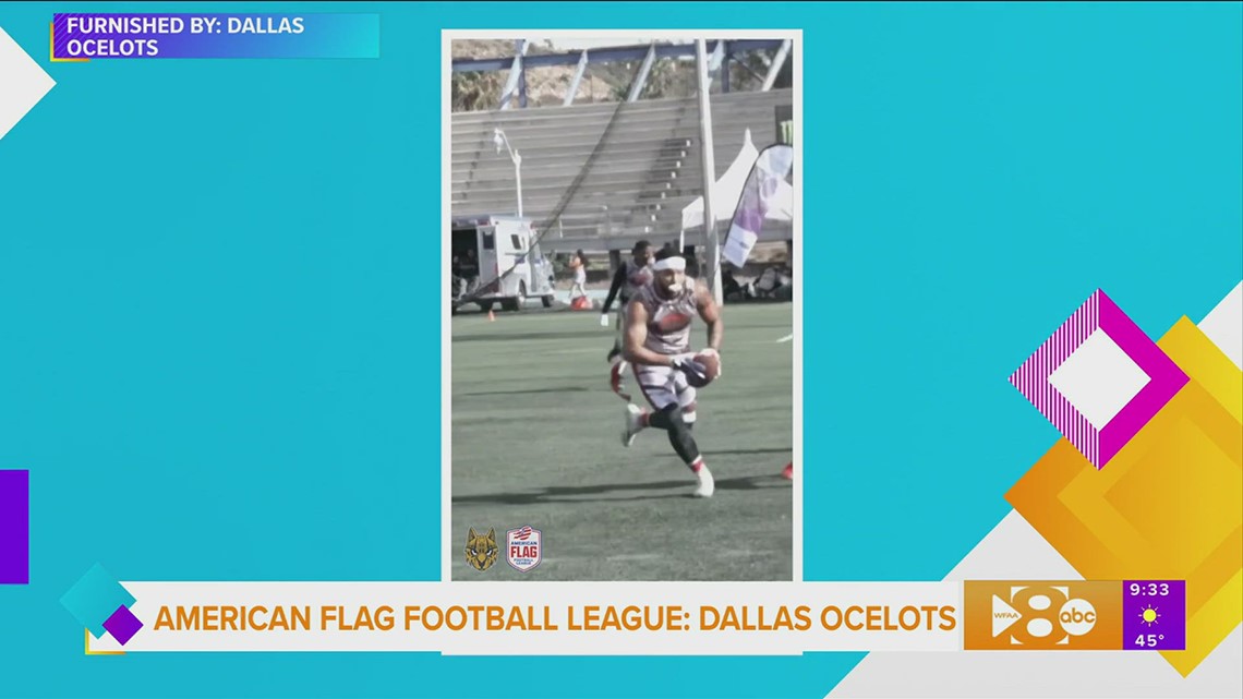 American Flag Football League Dallas Ocelots Inaugural Season