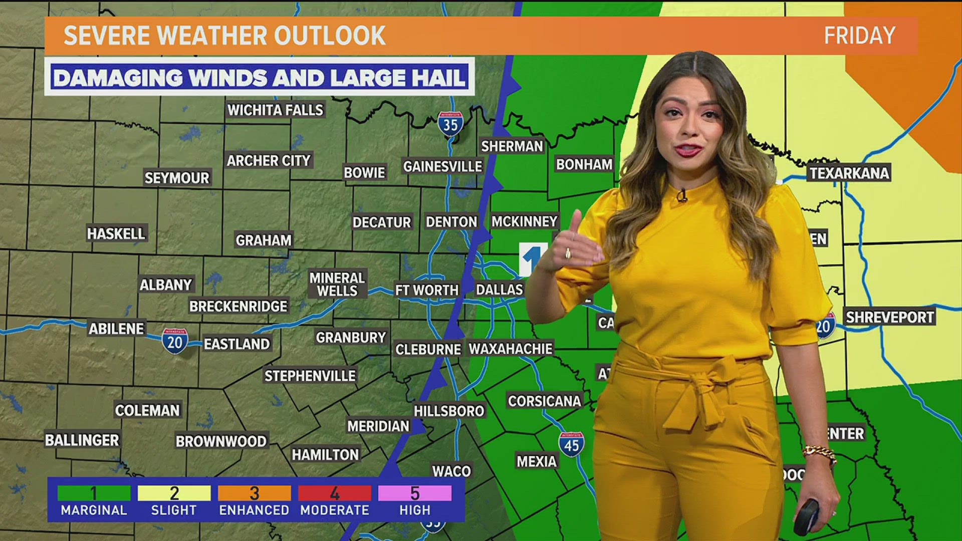 DFW Weather: Storms return to close out the week. Here is the latest timeline with Meteorologist Mariel Ruiz