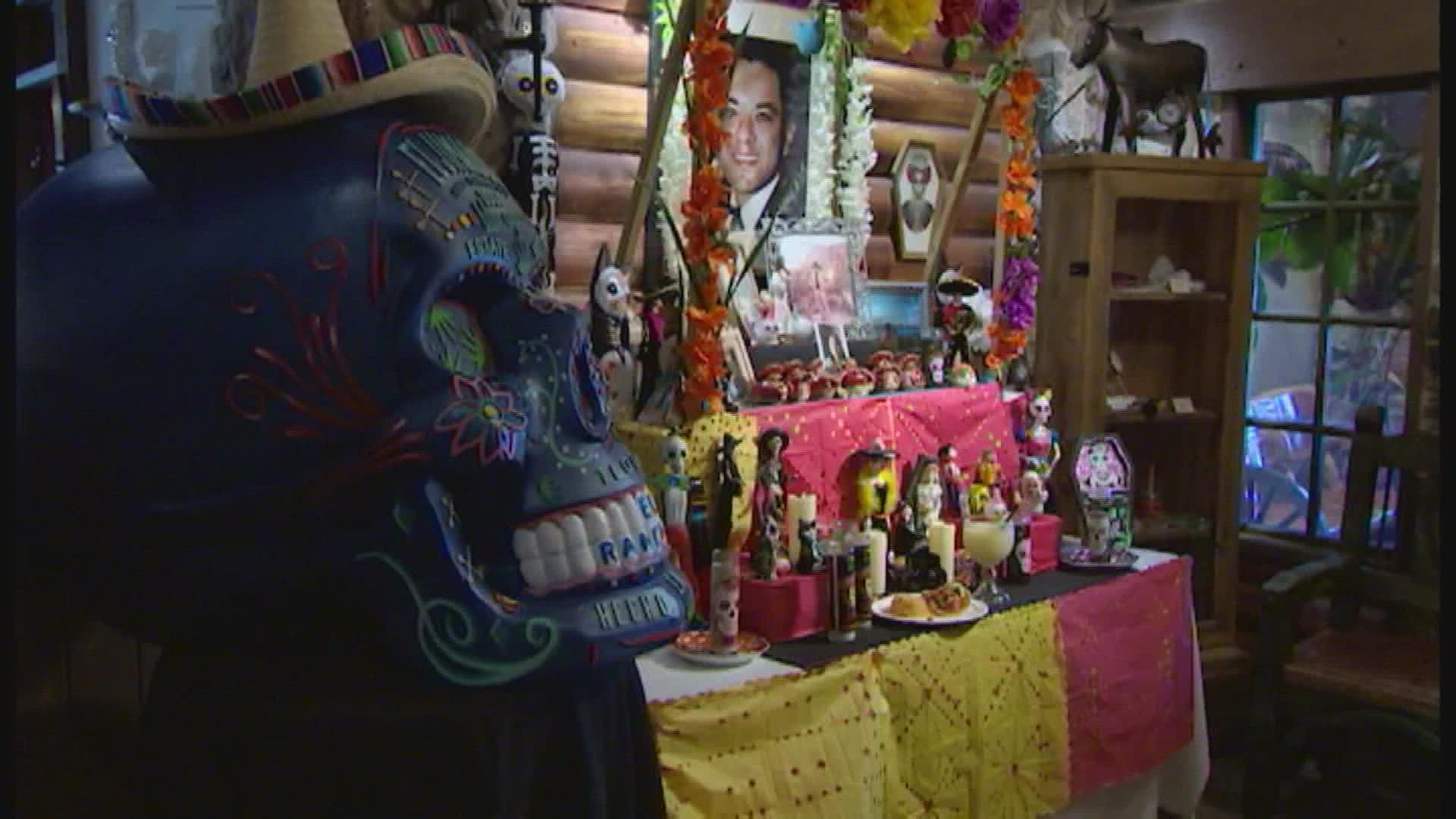 El Ranchito and La Calle Doce restaurants built altars in honor of Oscar Sanchez, who was kidnapped and murdered.