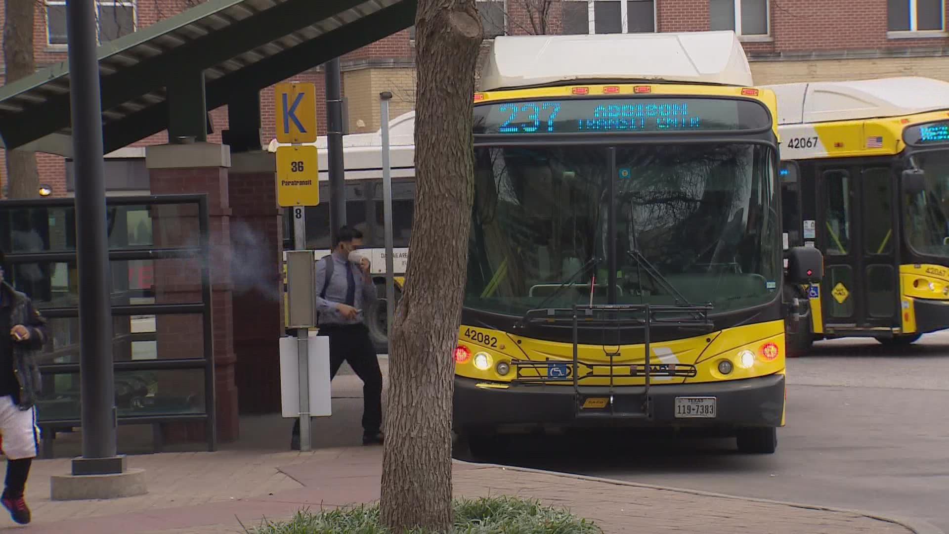 DART is offering free rides, so people can get used to the new routes.
