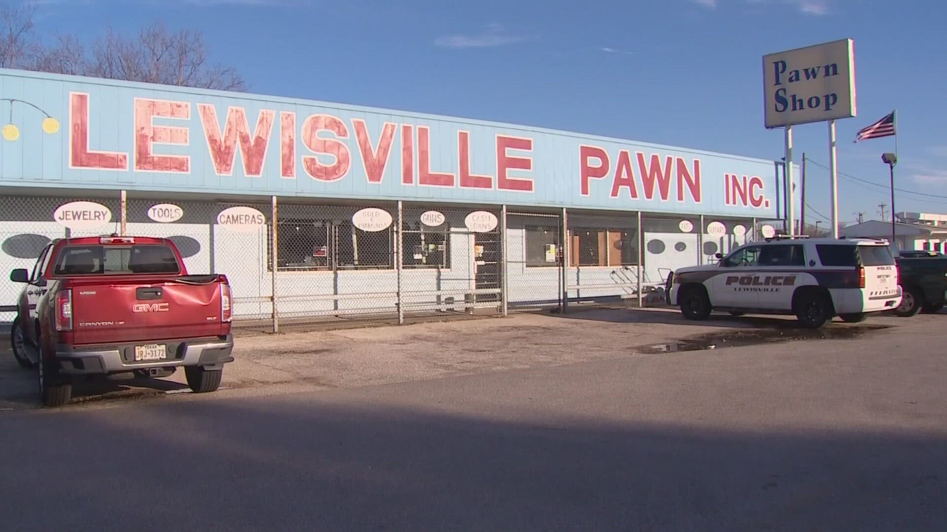Three suspects are accused in the murder of a beloved pawn shop owner in Lewisville, Texas.