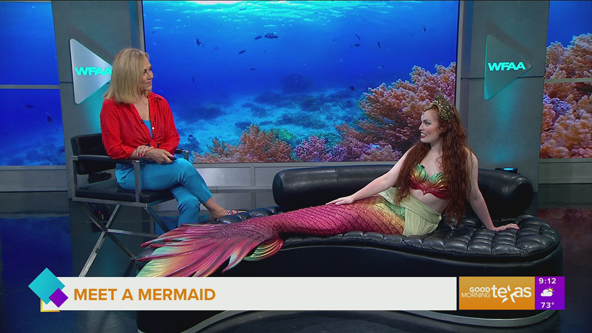 Starting this weekend, you can meet a real-life mermaid at Sea Life Aquarium at Grapevine Mills Mall – Mermaid Marilena joined us with more.