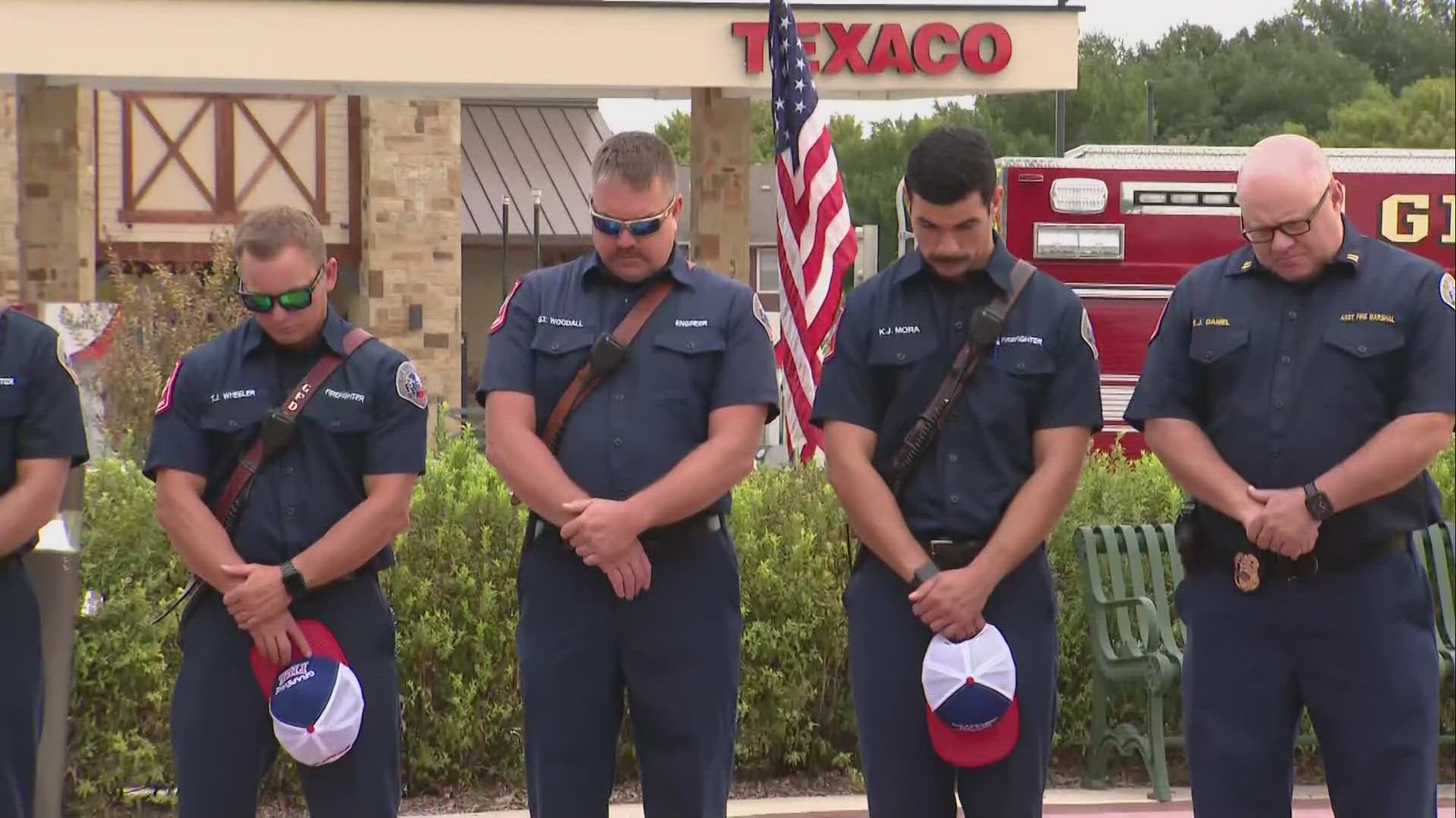 Flags flew at half staff in Grapevine, as the city paid its respects. They also observed two moments of silence.