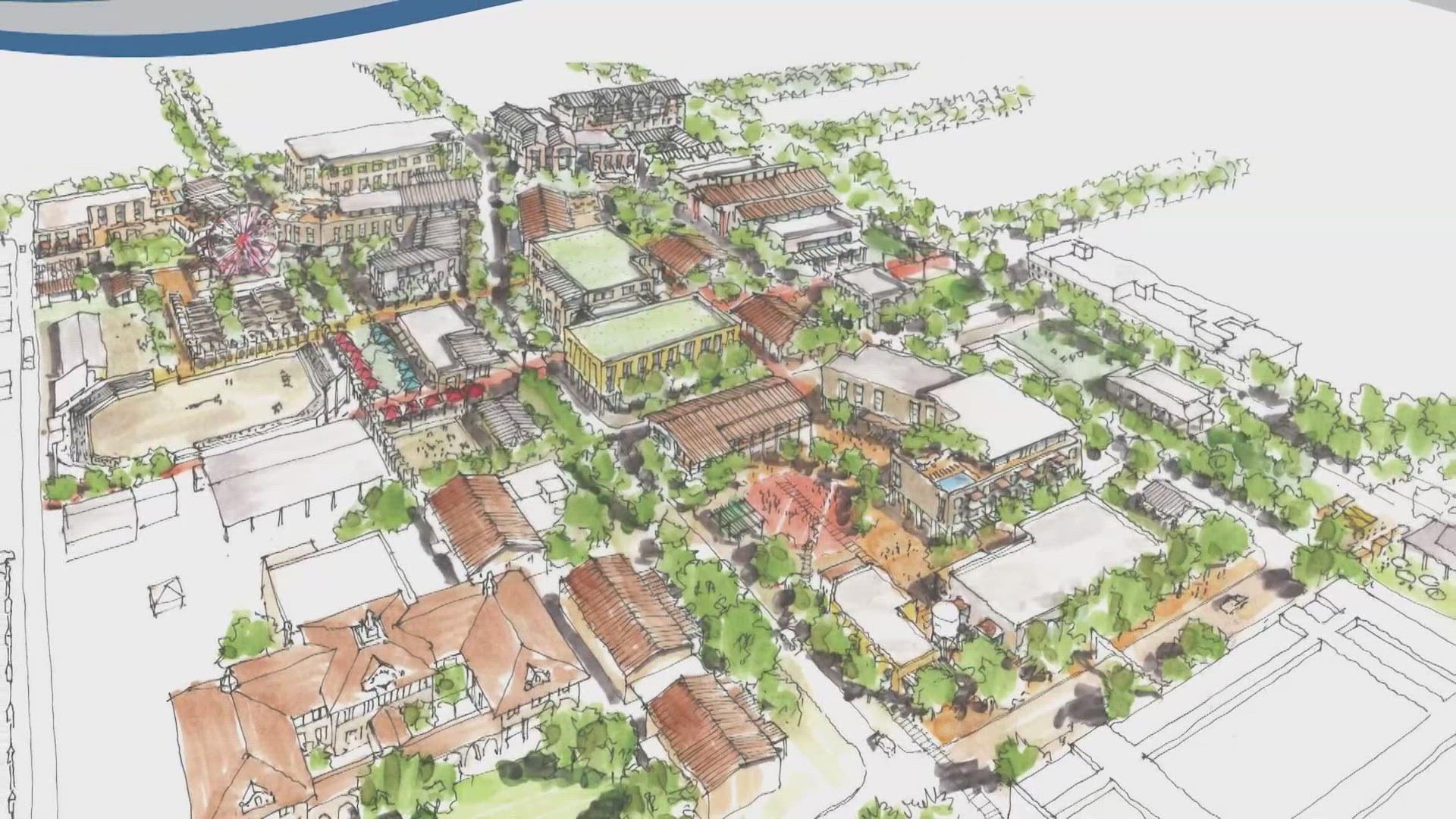 The development could include new hotels, a multifamily community, two underground garages and improvements to the area including green space and amenities.