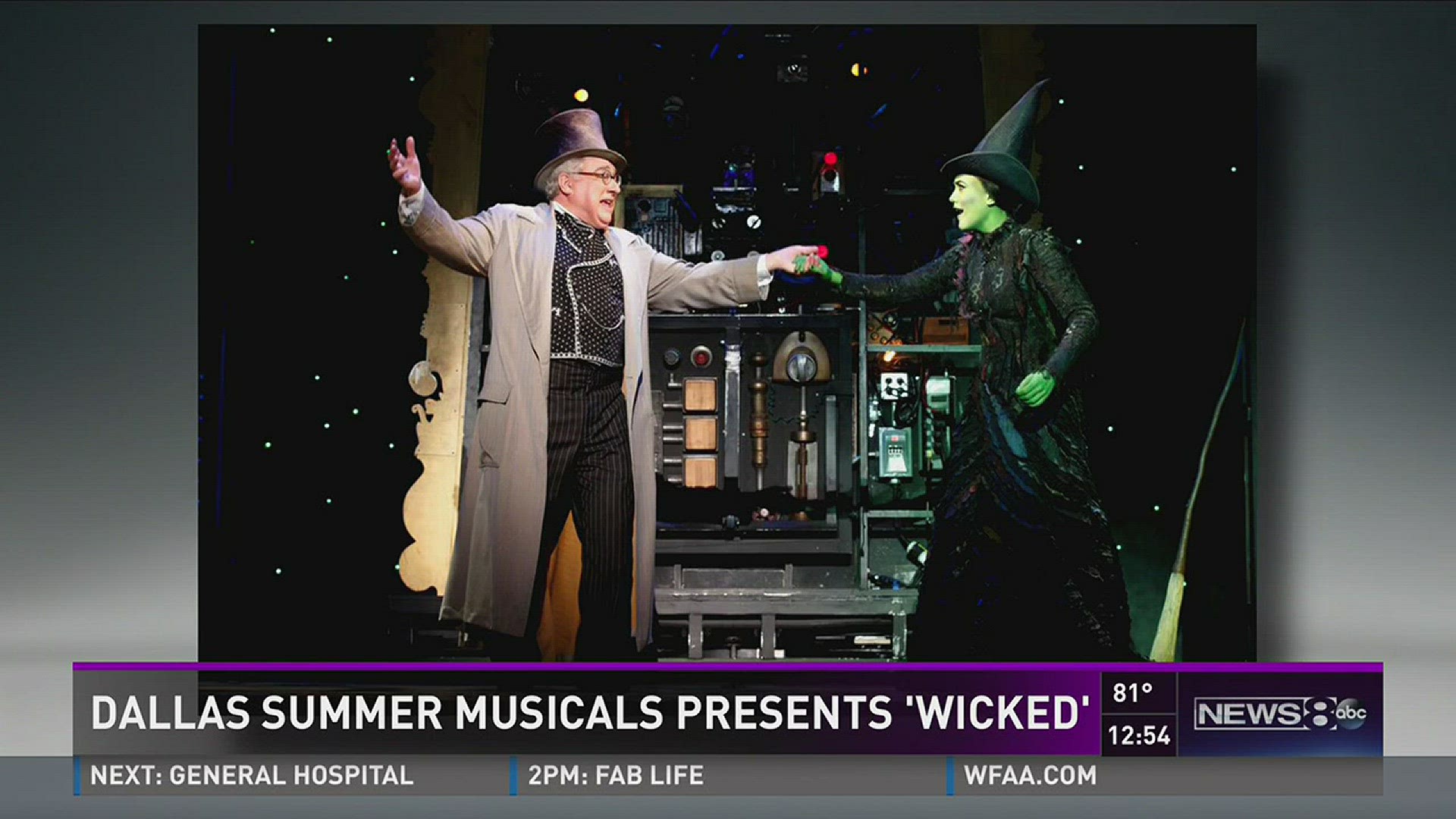 Stars of 'Wicked' discuss the show on News 8, image size:1920x1080