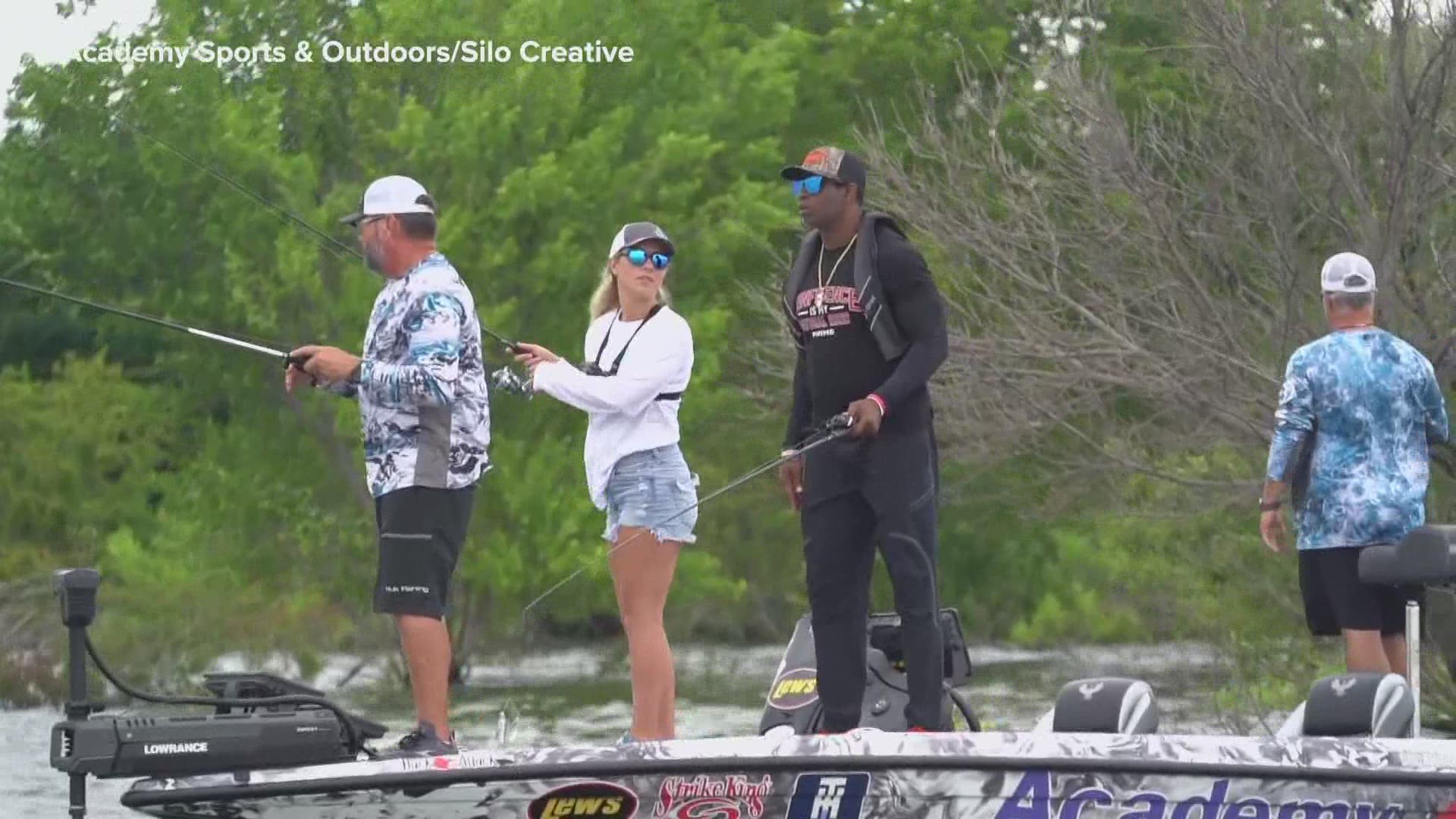The event leads up to this weekend's "Super Bowl of fishing."