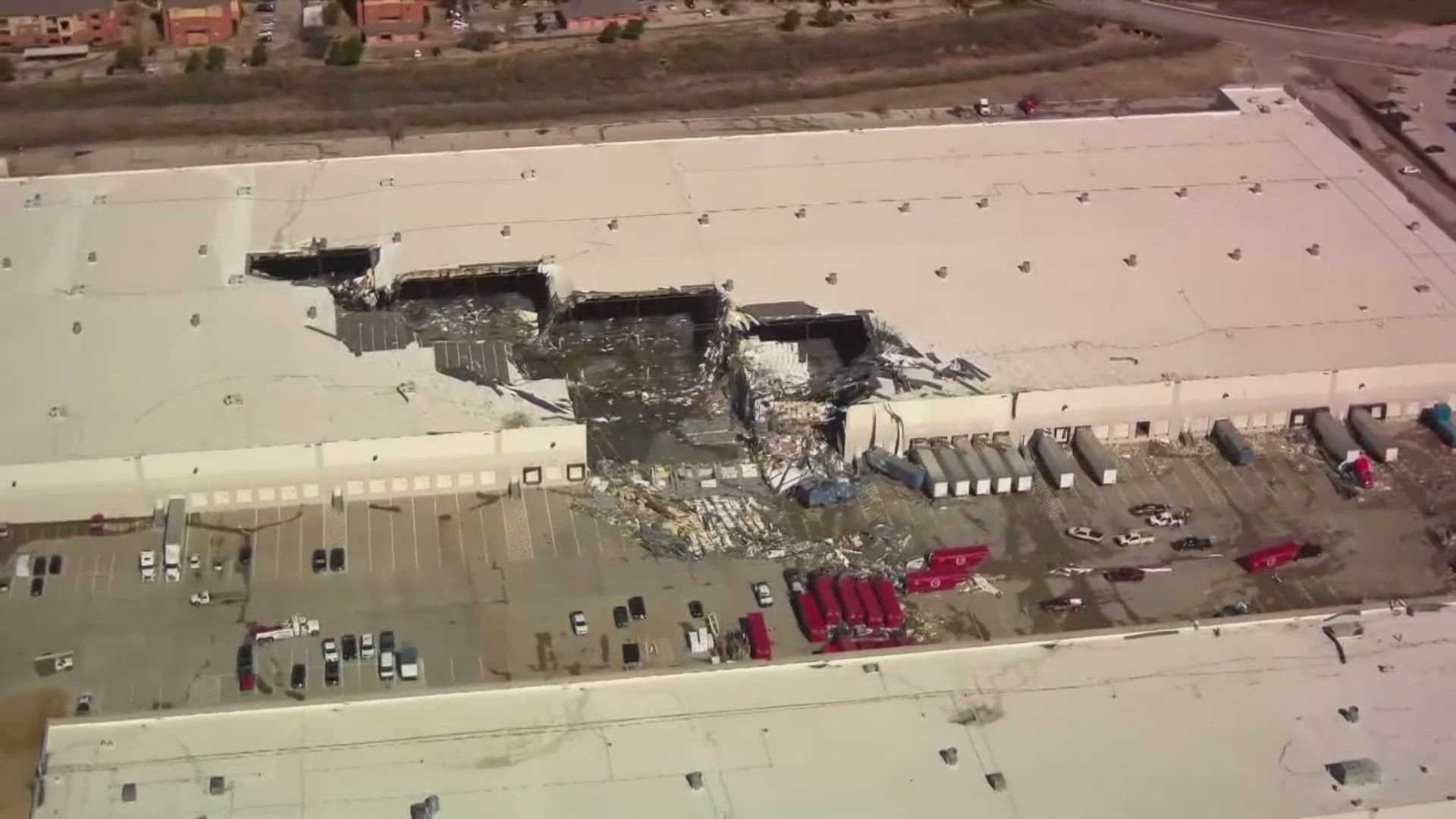 Storm damages Benjamin Moore Paints facility in Lewisville | wfaa.com