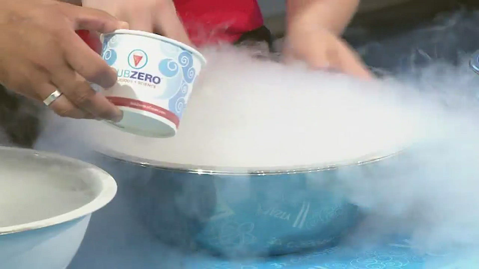 Flower Mound's Sub Zero Ice Cream makes instant treat
