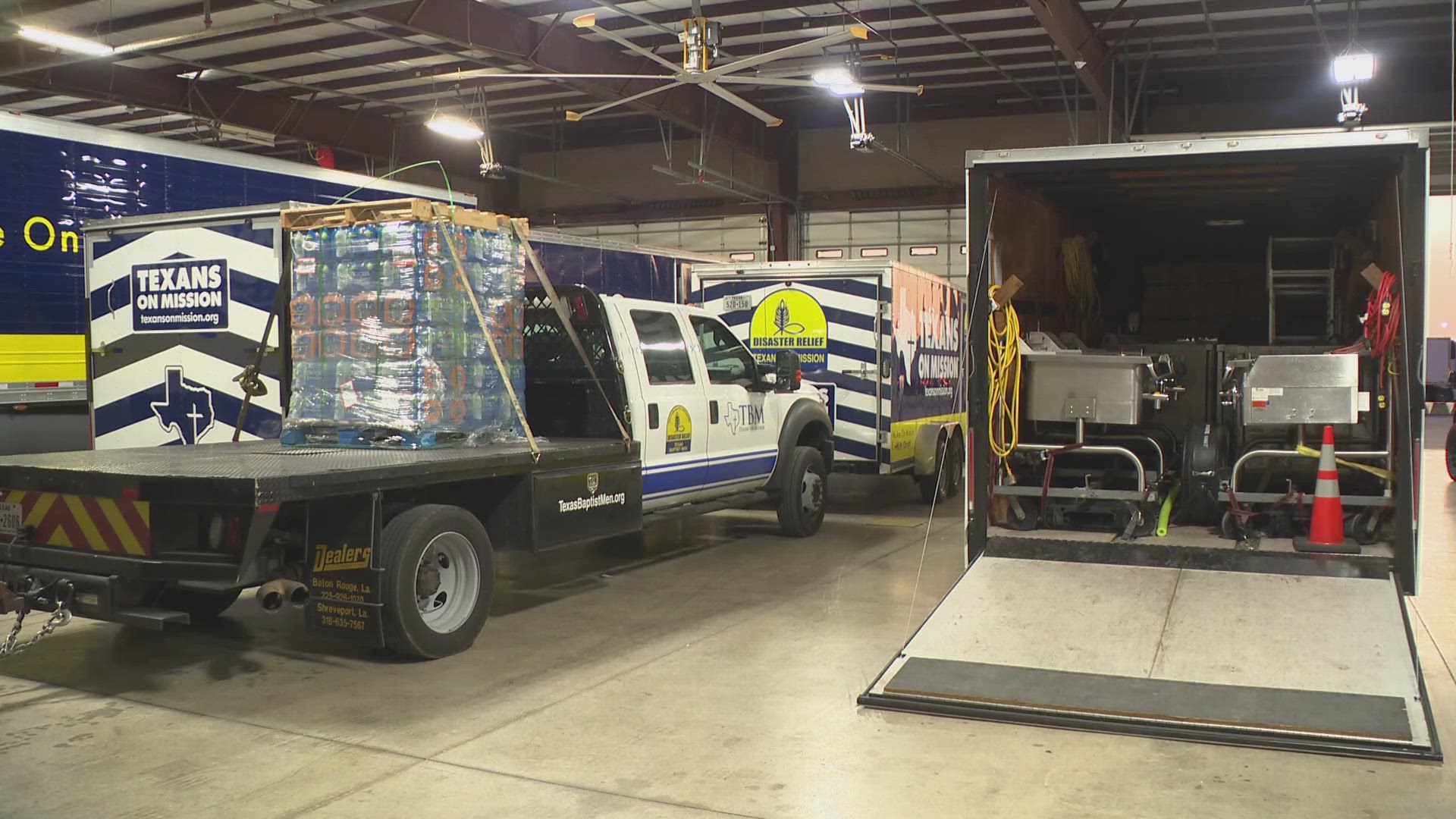 "Texans on Mission" crews are heading toward Florida to meet the needs of victims.