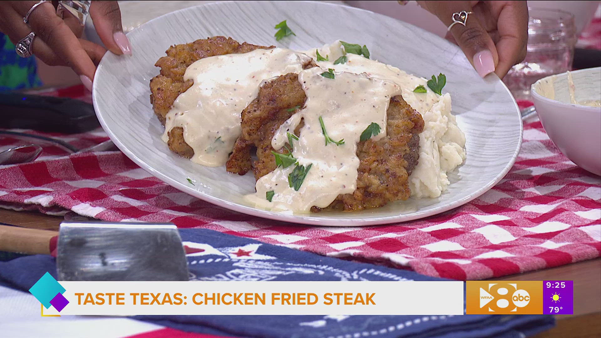 Chef Lori is in the GMT kitchen sharing the Texas ties to chicken fried steak. Go to @cheflorious for more information.