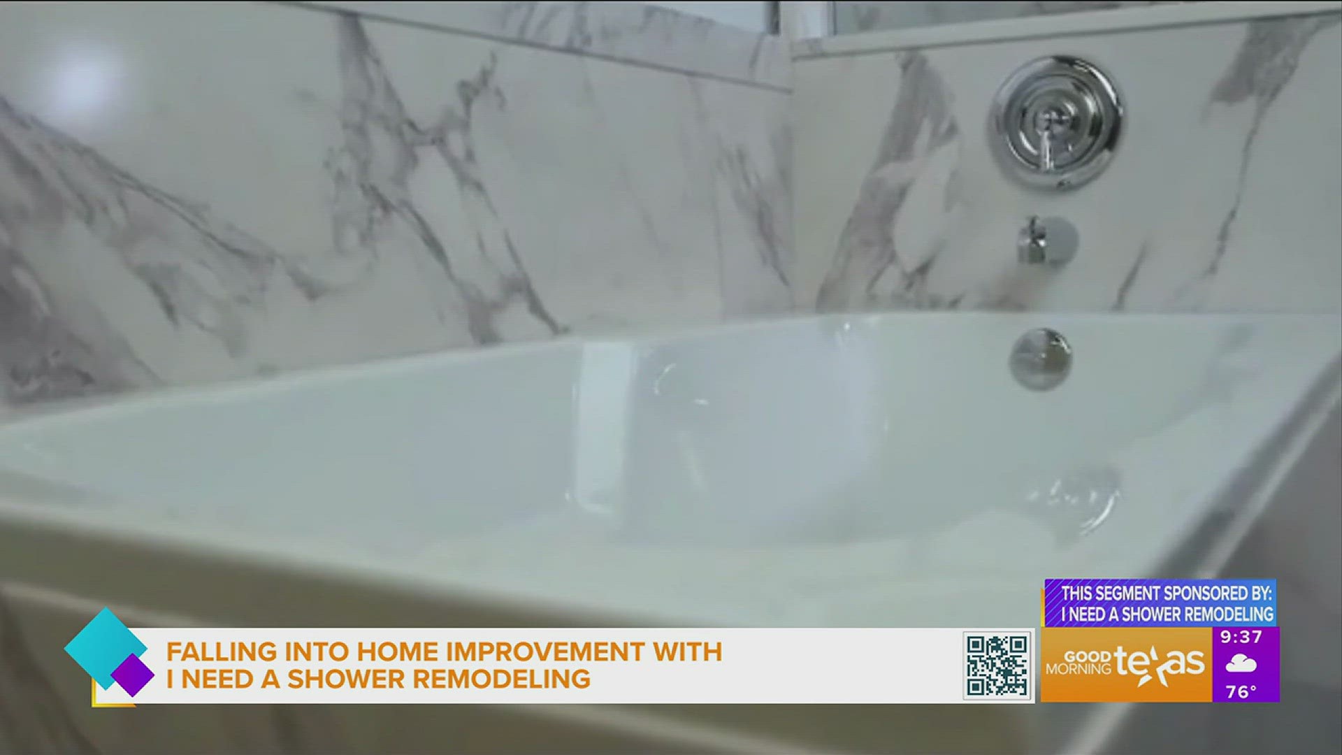 This segment is sponsored by: I Need A Shower Remodeling