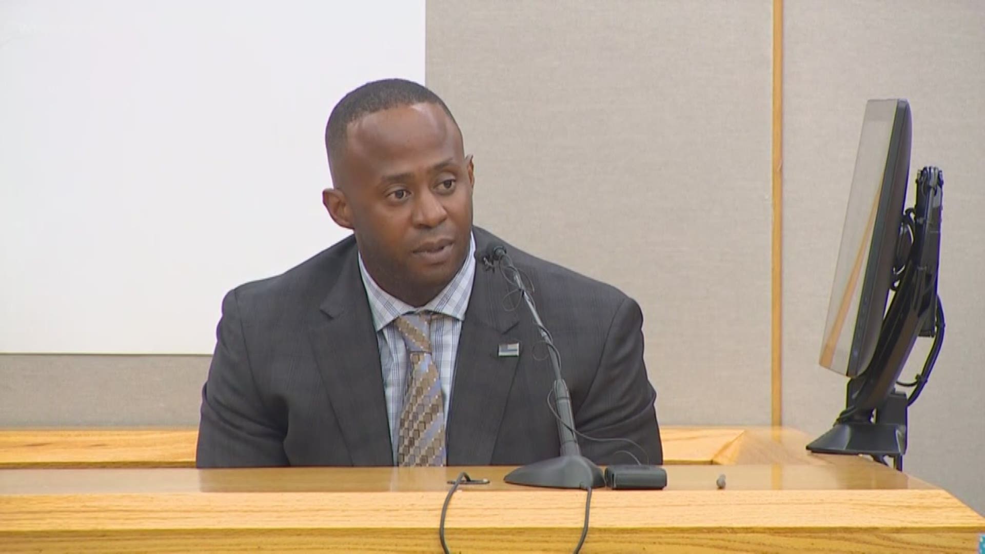 A former Mesquite police officer took the stand to explain to a jury his actions during an officer involved shooting that happened in November 2017.