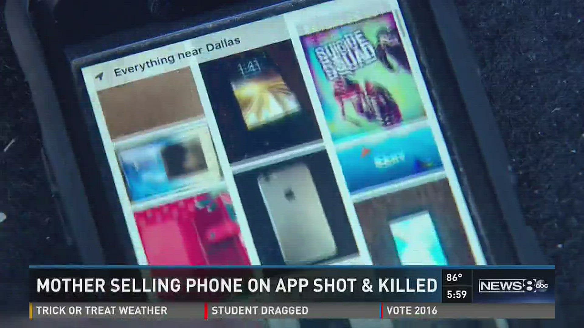 Mother selling phone on app shot & Killed