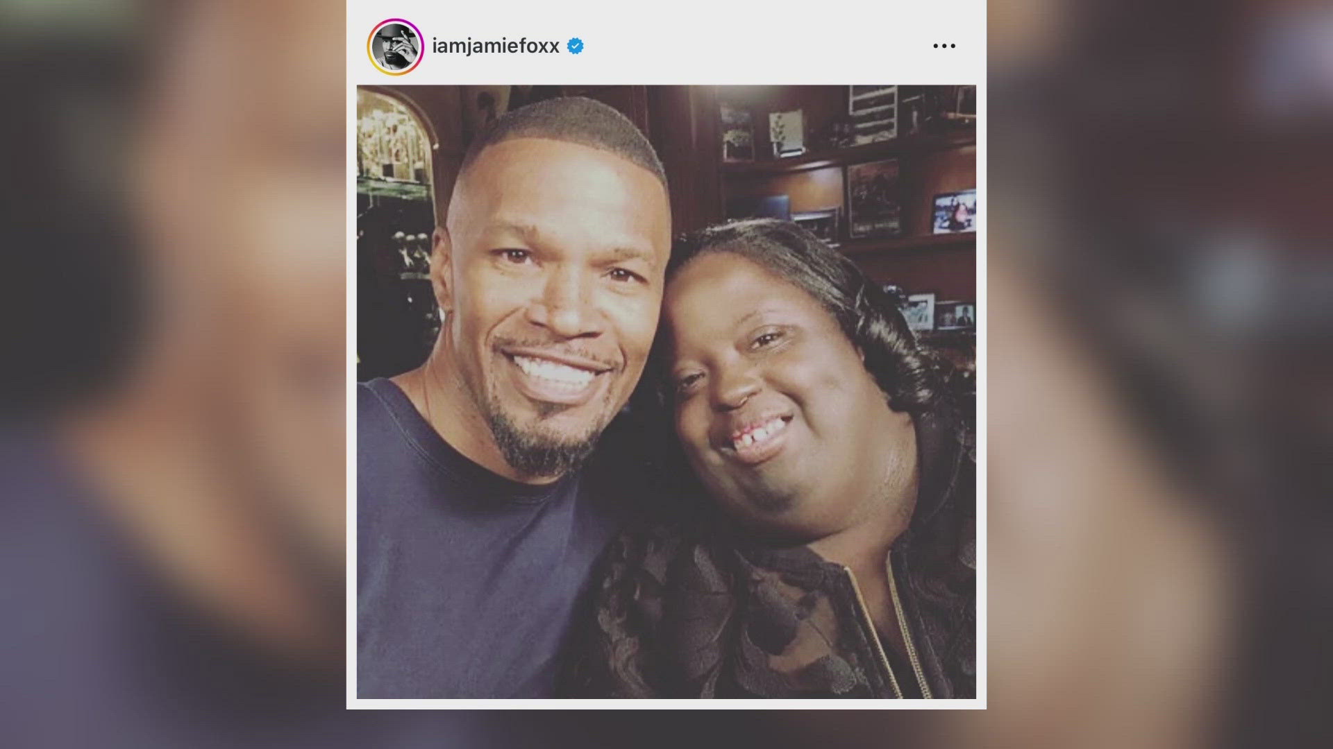 Actor Jamie Foxx lobbied for Down syndrome funding on Capitol Hill in the form of a bill honoring his late sister, who had the condition.