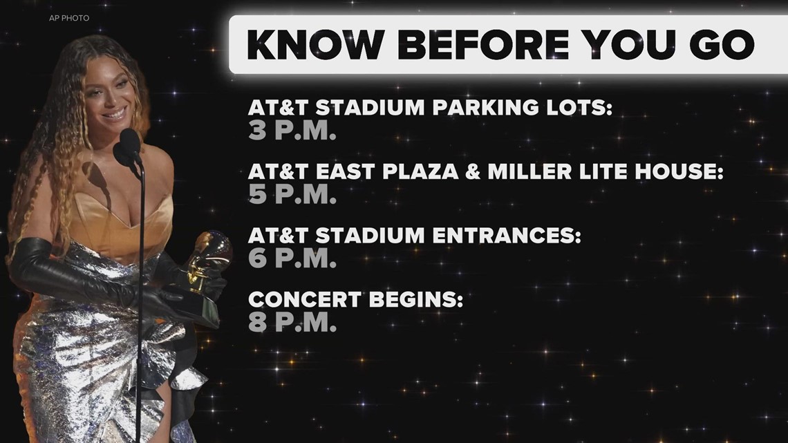 Beyoncé Dallas concert What to know before you go