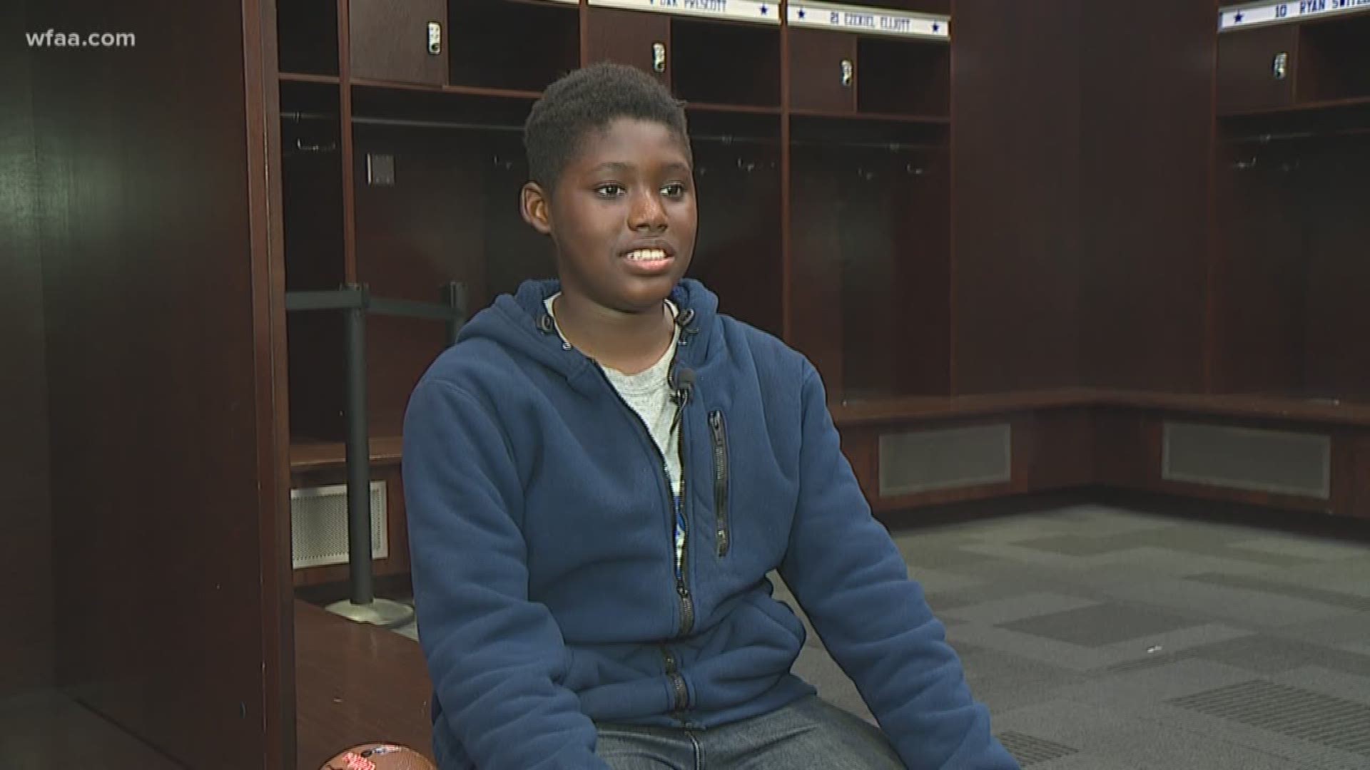 He's only 12 years old and already in foster care way too long."I like playing basketball. I have seven sisters and one brother and I've been in foster care four years," said Ken.