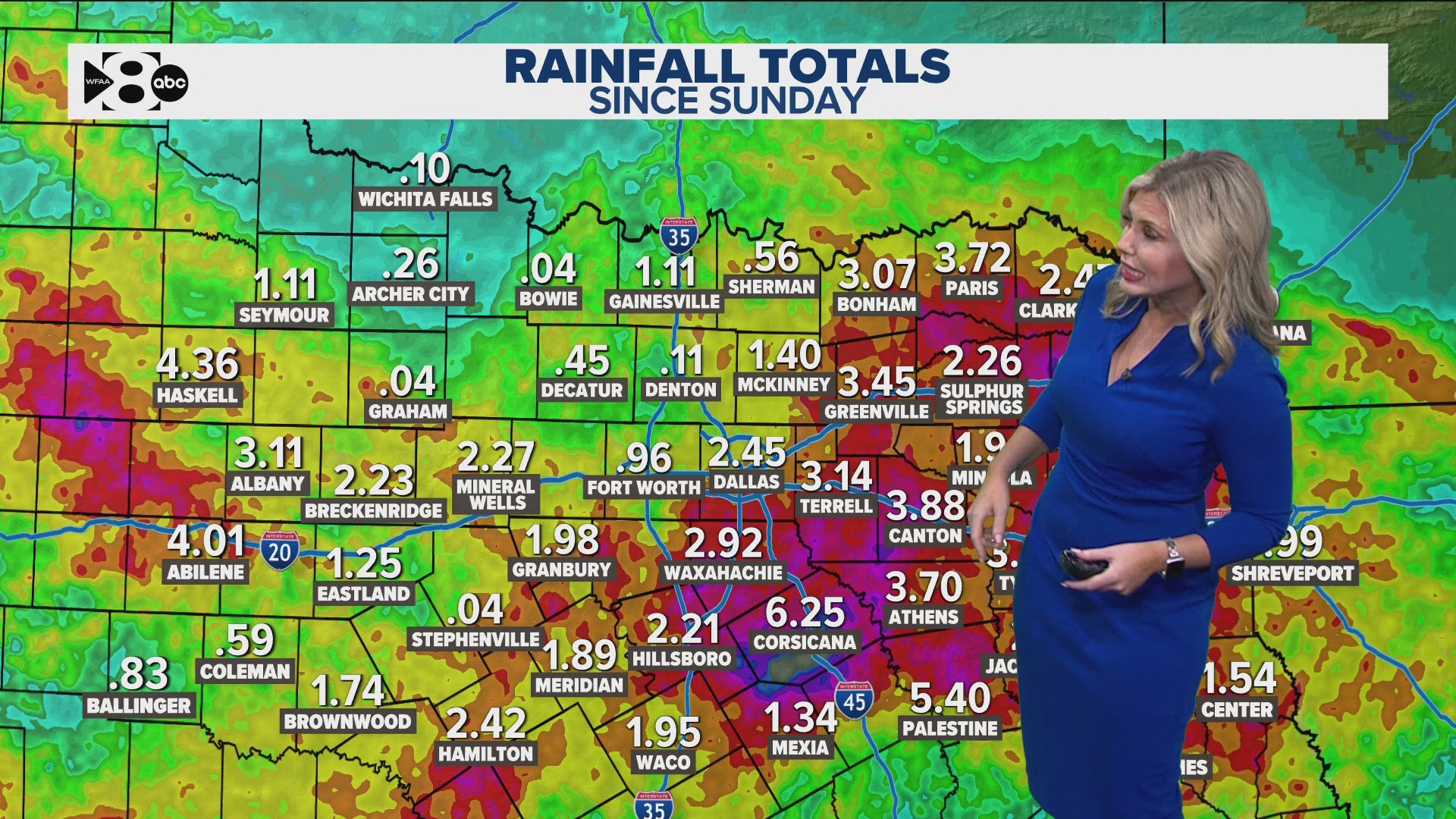 Up to 7 inches of rain is possible in some parts of North Texas this week.