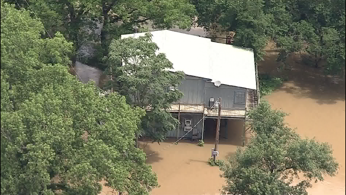 Gallery Brazos River floods Horseshoe Bend in Parker County