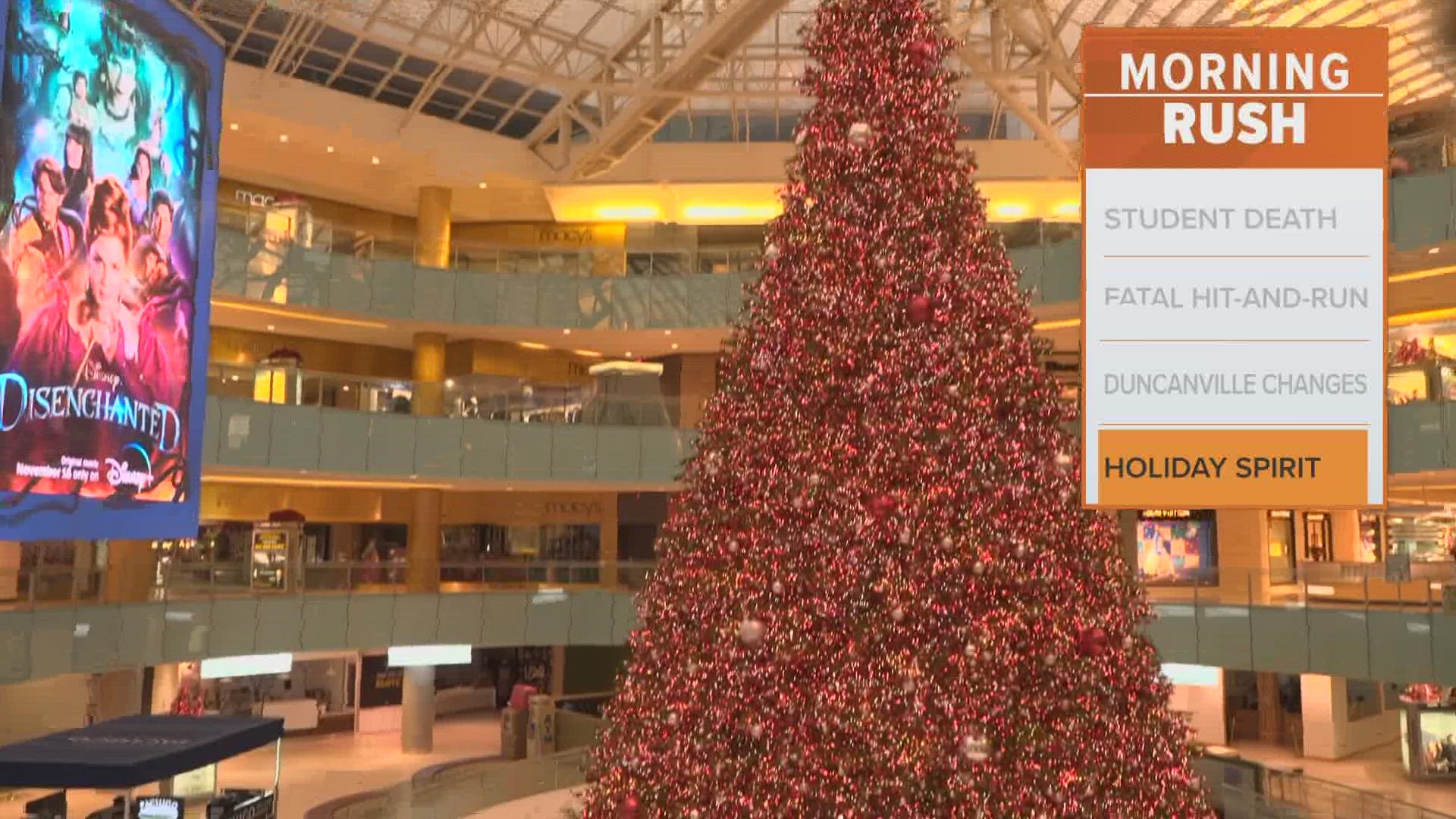 The Galleria Dallas is getting in the holiday spirit.