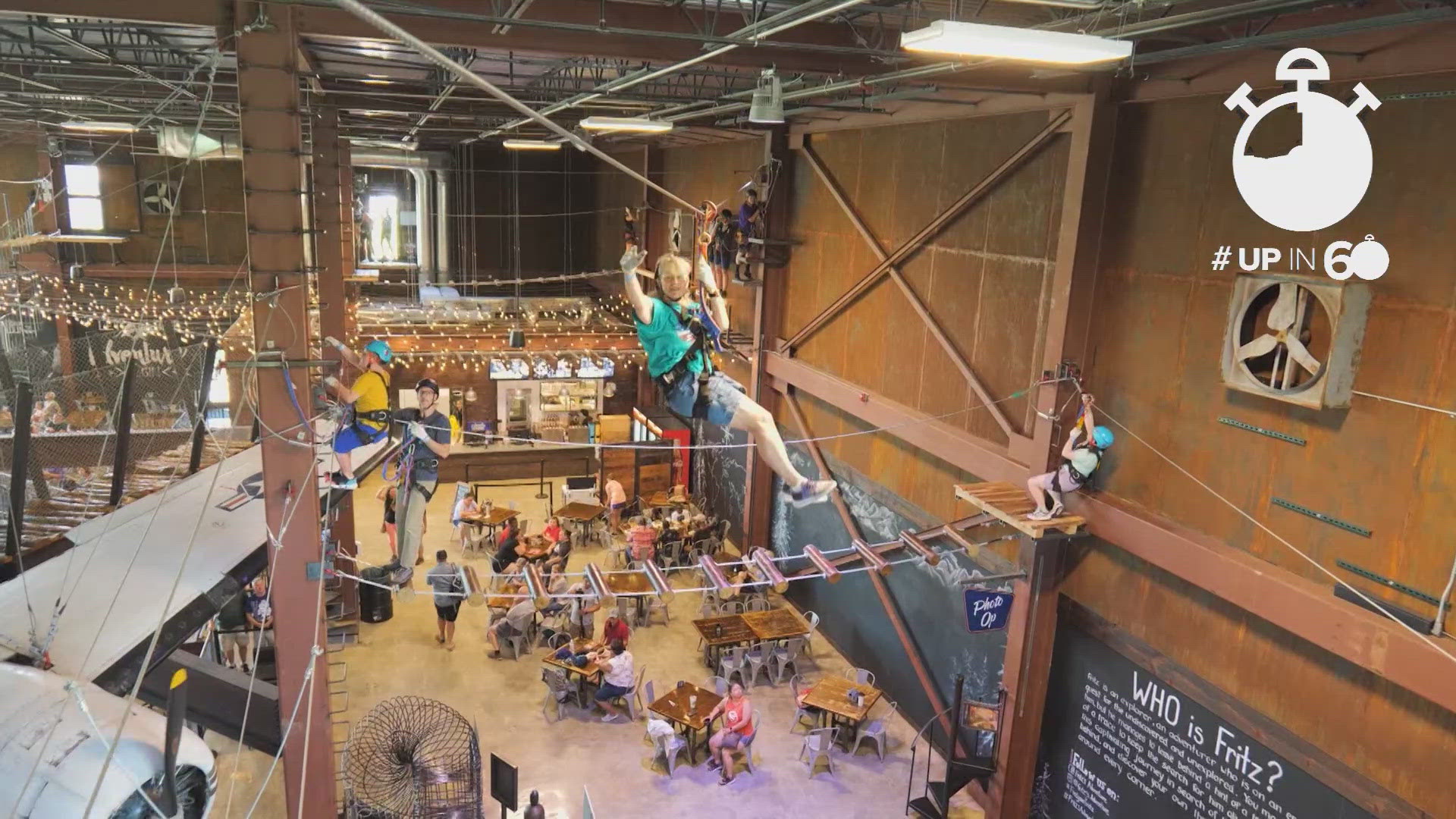 The ropes course will open soon in The Colony.