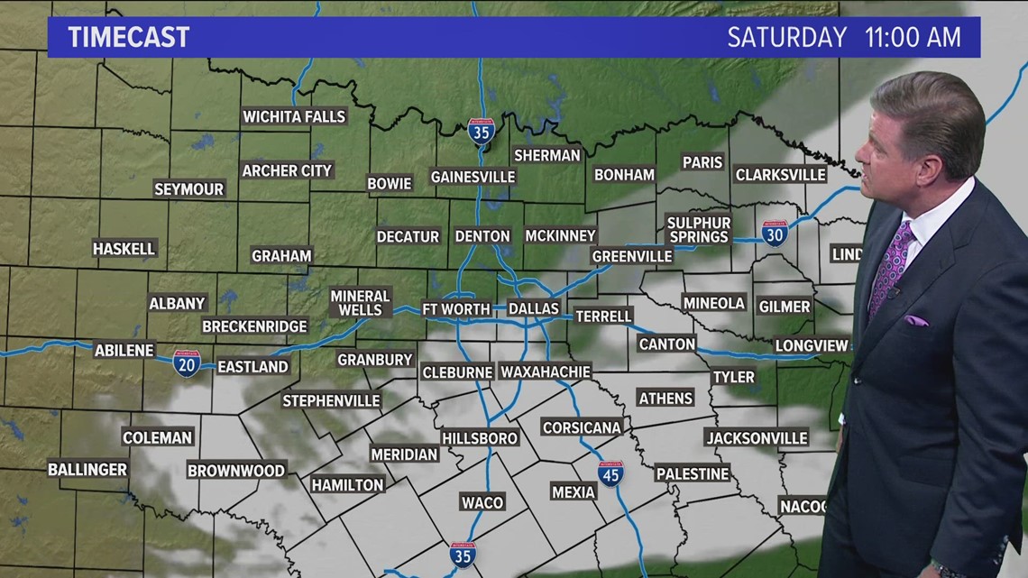 DFW Weather: Latest eclipse forecast and timeline for the next rain ...