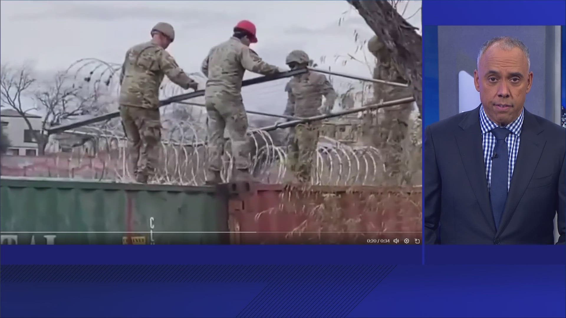 The ruling allowed federal border patrol agents to remove the razor wire.