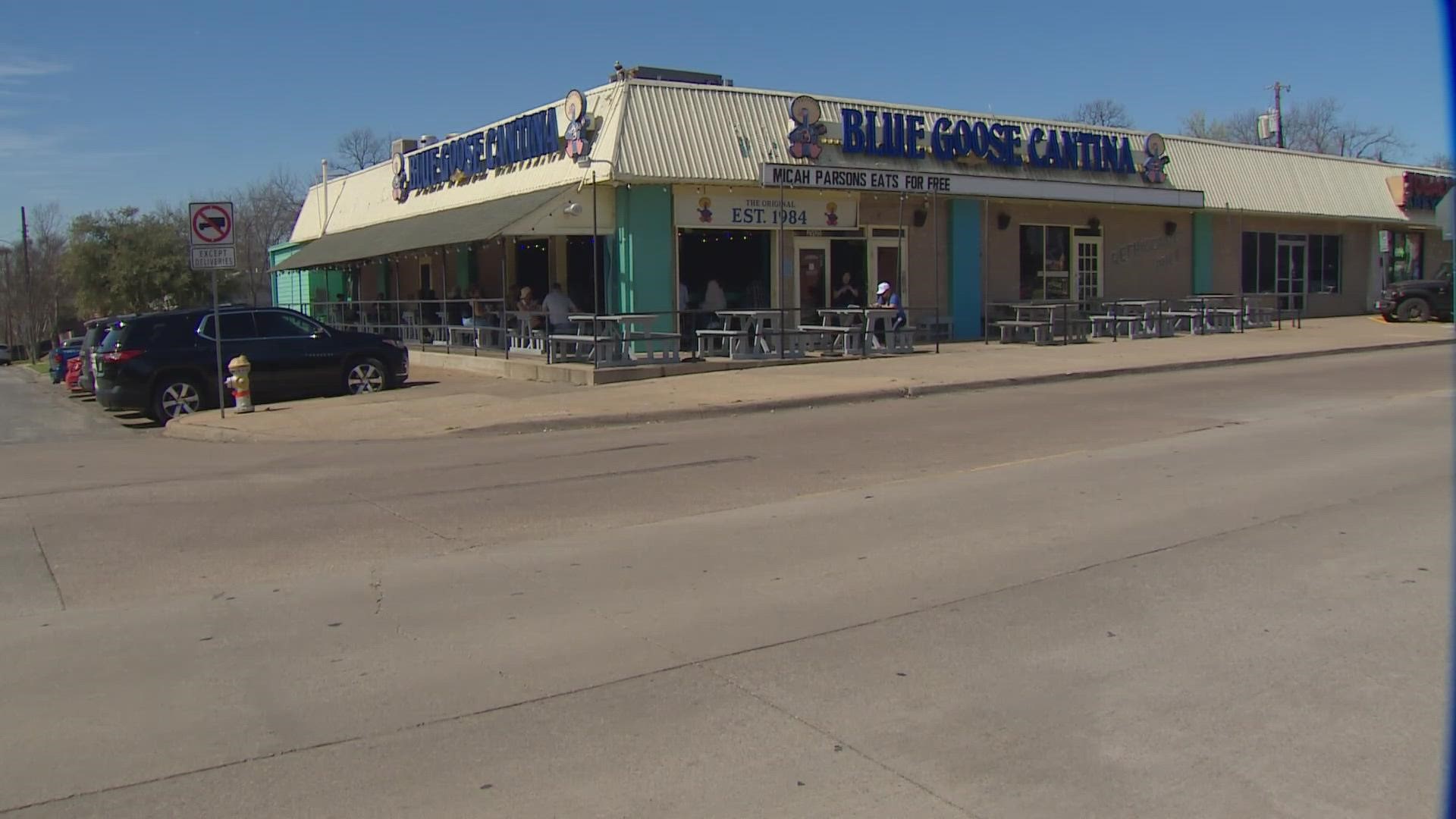 Blue Goose Cantina announced Tuesday that it will be closing its doors at its Lower Greenville location.