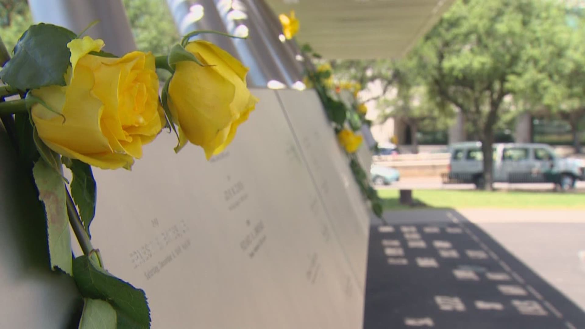 Memorial for fallen DPD officers in Dallas