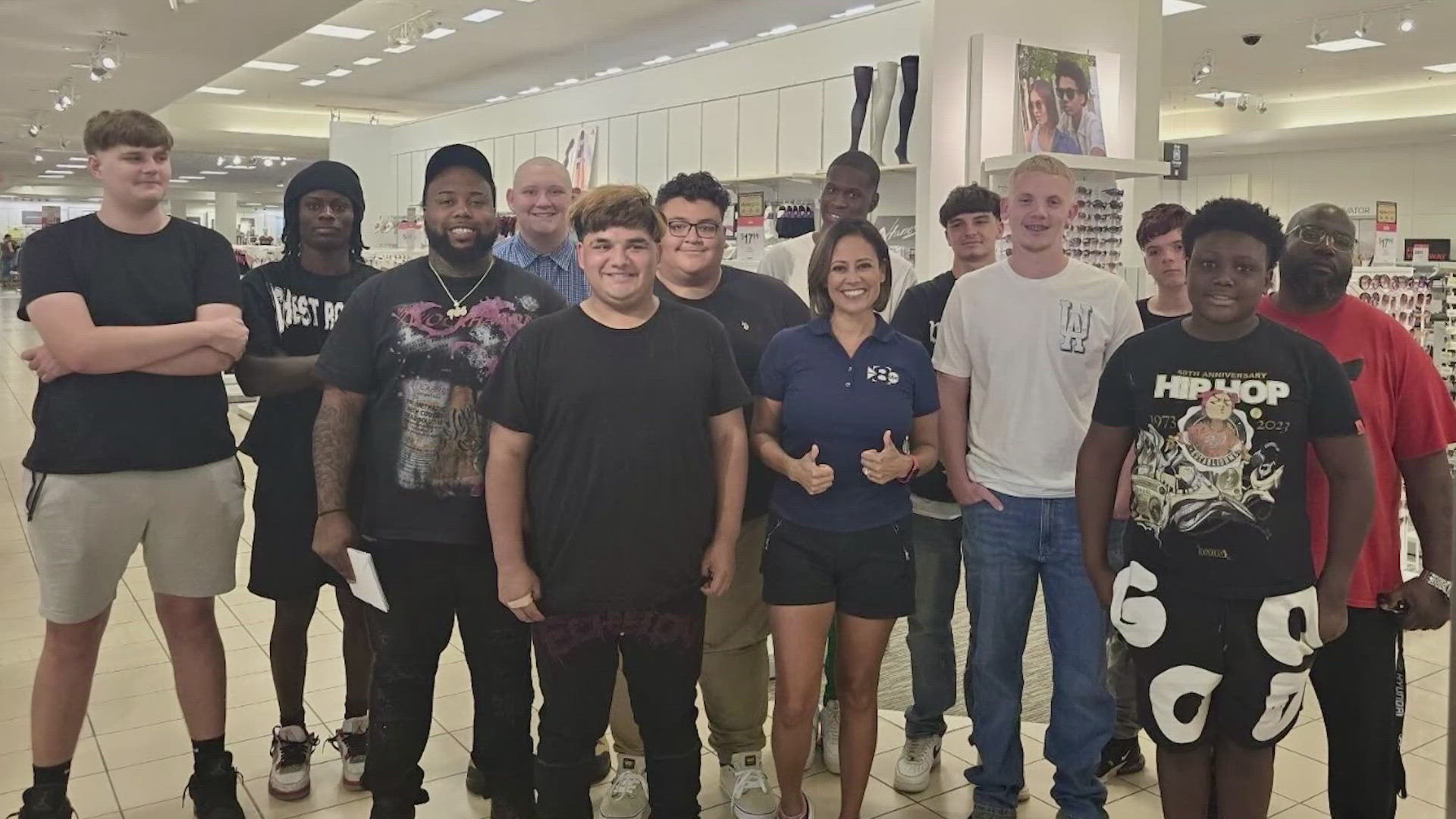 A group of community members came together to make sure ten boys living in foster care feel confident and prepared when they head back to school.