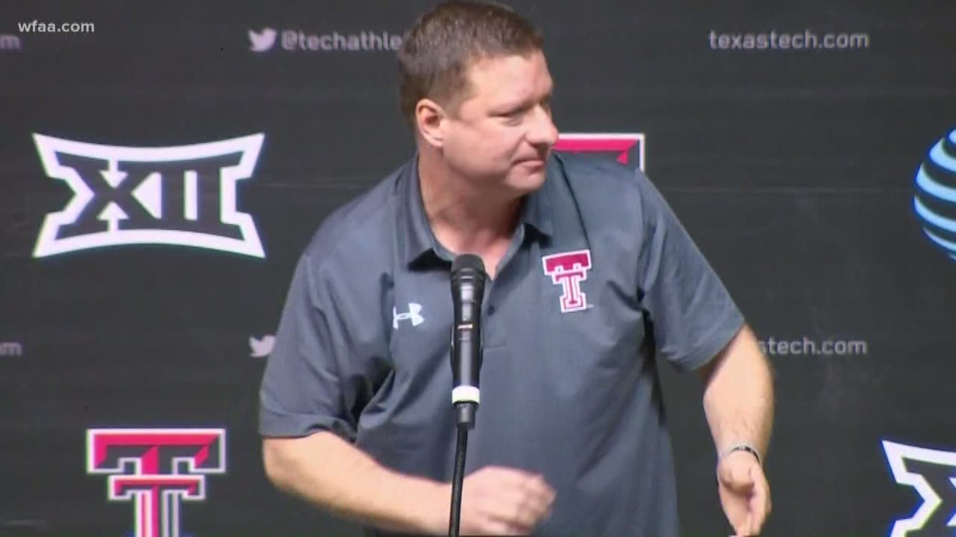 Though they don't bring home a championship trophy, the Texas Tech men's basketball team was celebrated on campus today for making history