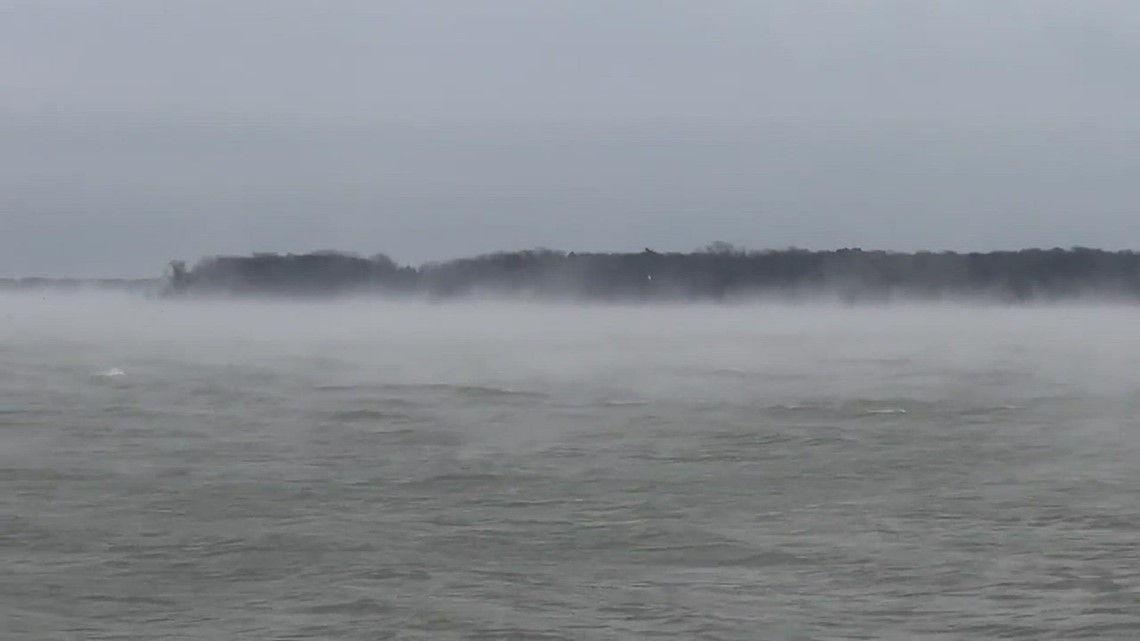 Foggy water at Lake Lewisville