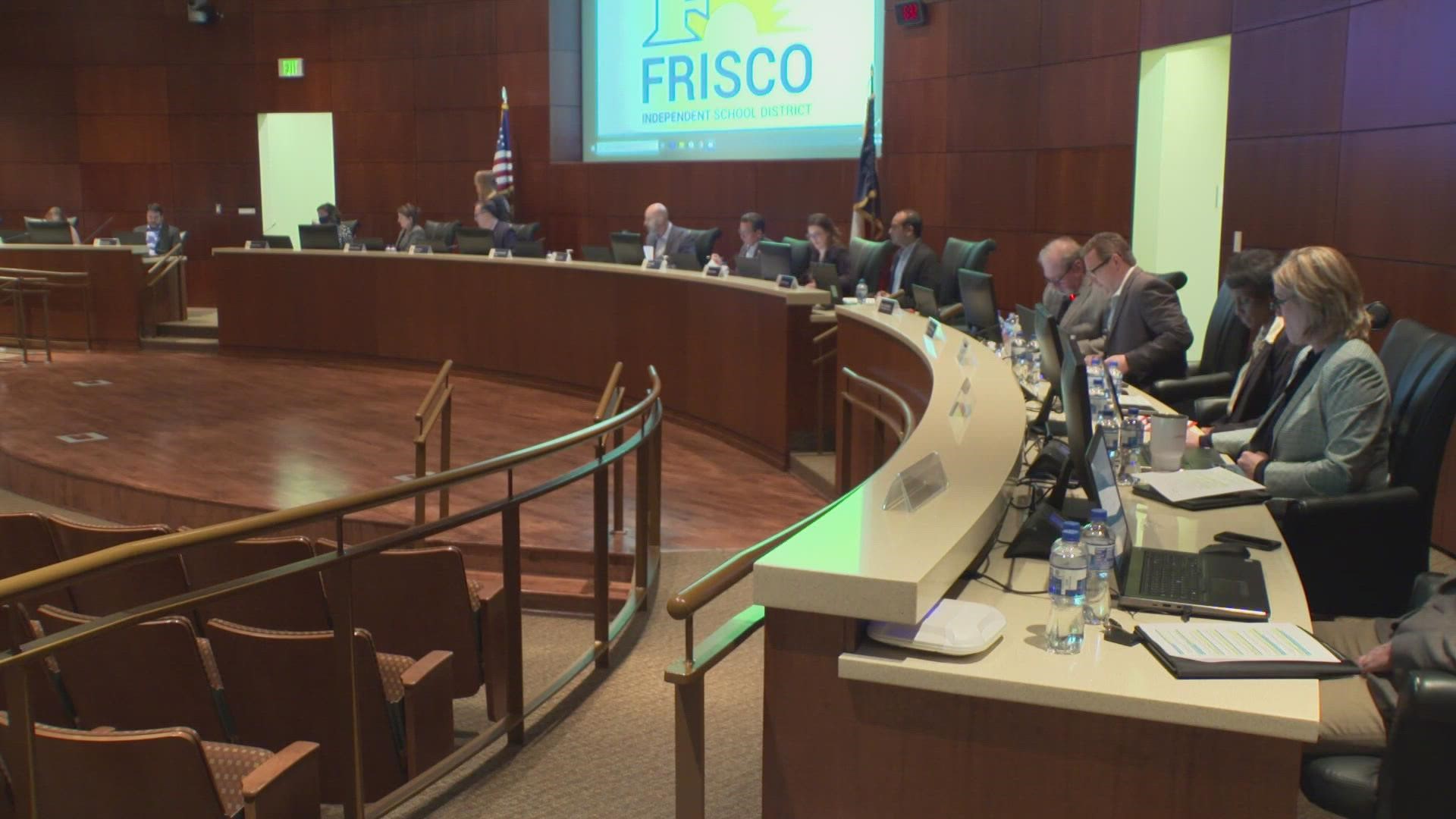 Frisco ISD board members unanimously approved a plan to change school boundaries at the elementary, middle and high school levels.