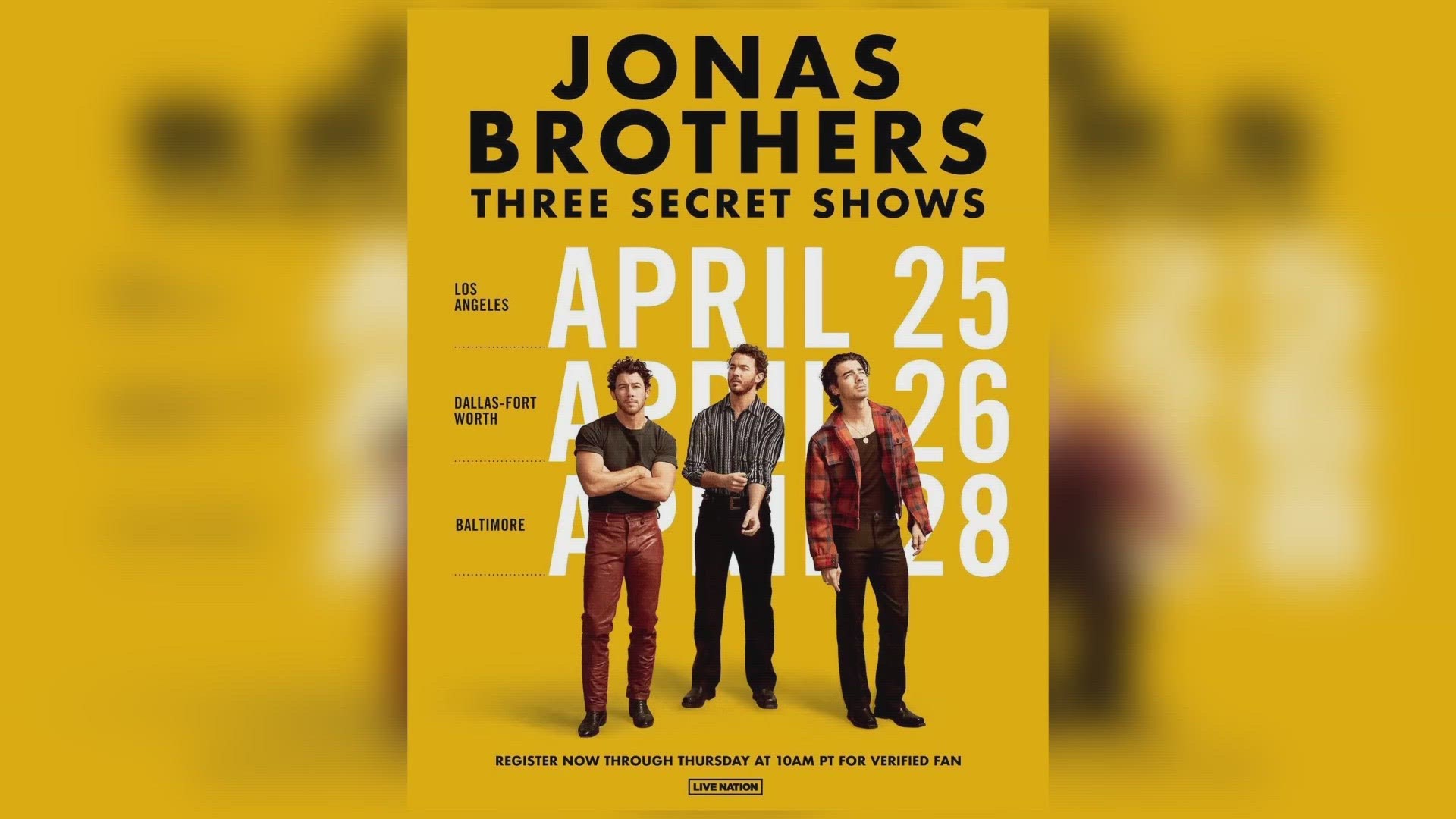 In My Jonas Brothers Era Shirt Jonas Brothers Dallas Opening Act