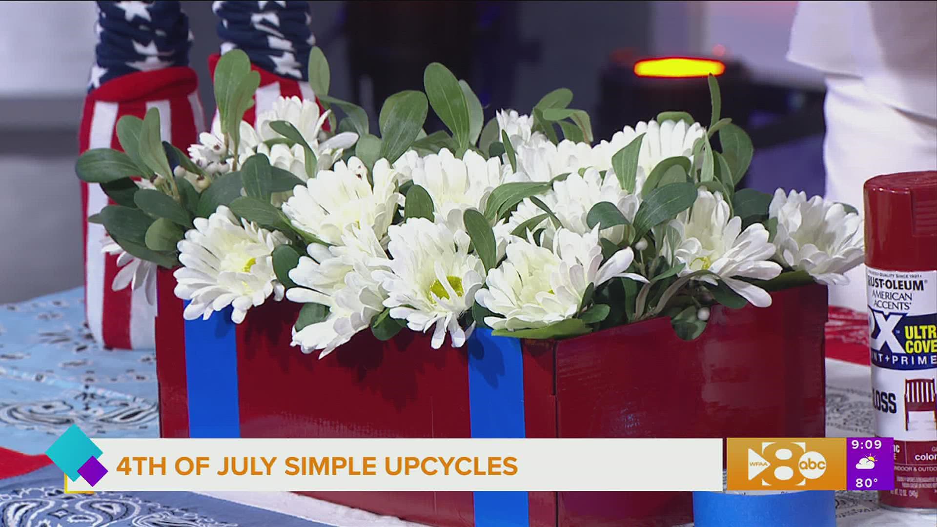 Sustainanble Stylist Sarah T. joins us with some upcycling ideas for the 4th of July, summer fun and beyond!