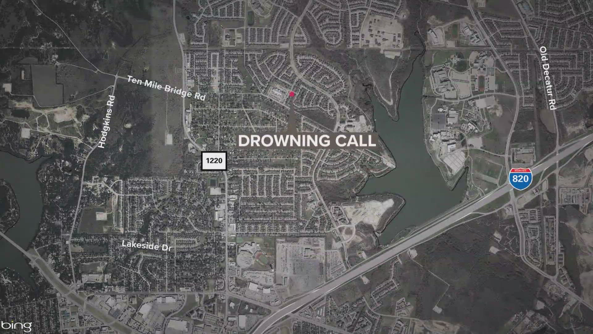 The incident happened around 6:30 p.m. in the 5800 block of Westgate Drive in the Marine Creek Ranch neighborhood of northwest Fort Worth.