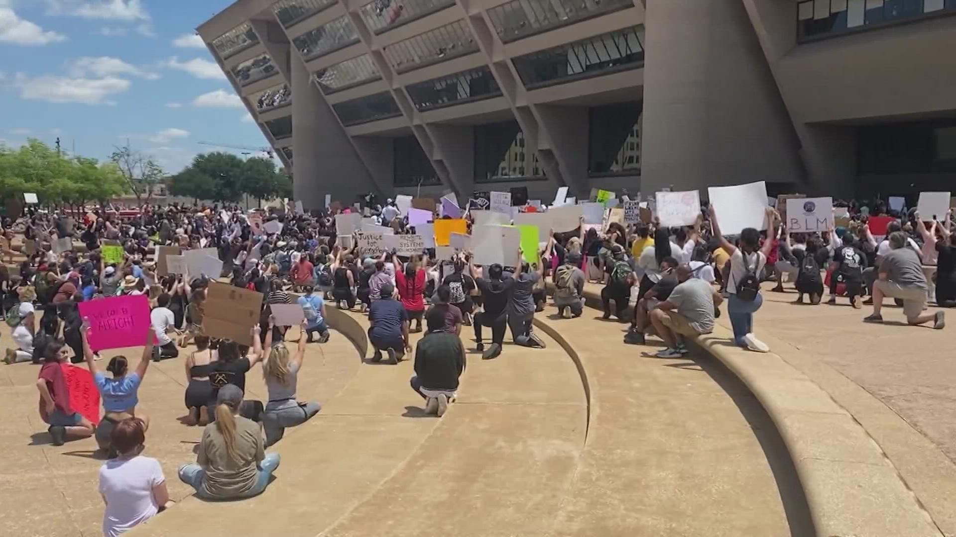 Dallas Police Chief Eddie Garcia says mistakes were made during the 2020 protest, but he says the question is: were those mistakes criminal?