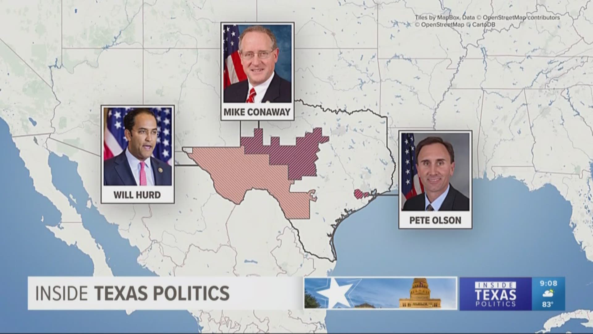 U.S. Representative Kenny Marchant, representing areas from Carrollton to Southlake, is the latest Texas Republican to announce his retirement. The other three are Representatives Will Hurd (TX-23), Pete Olson (TX-22), and Mike Conaway (TX-11). Ross Ramsey, the co-founder and executive editor of the Texas Tribune, has a term for the latest departures: The Texodus.