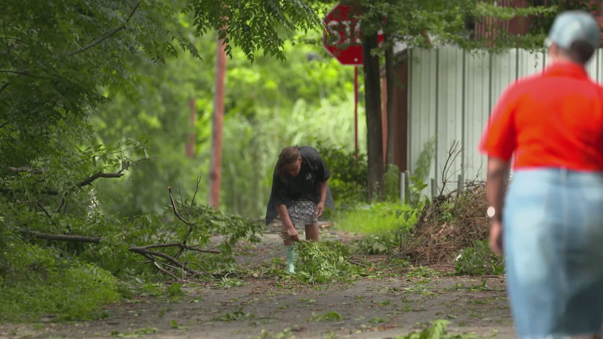 Dallas officials say crews are still working to restore power to customers after Tuesday’s storms and it may take “months” to finish collecting all the debris.