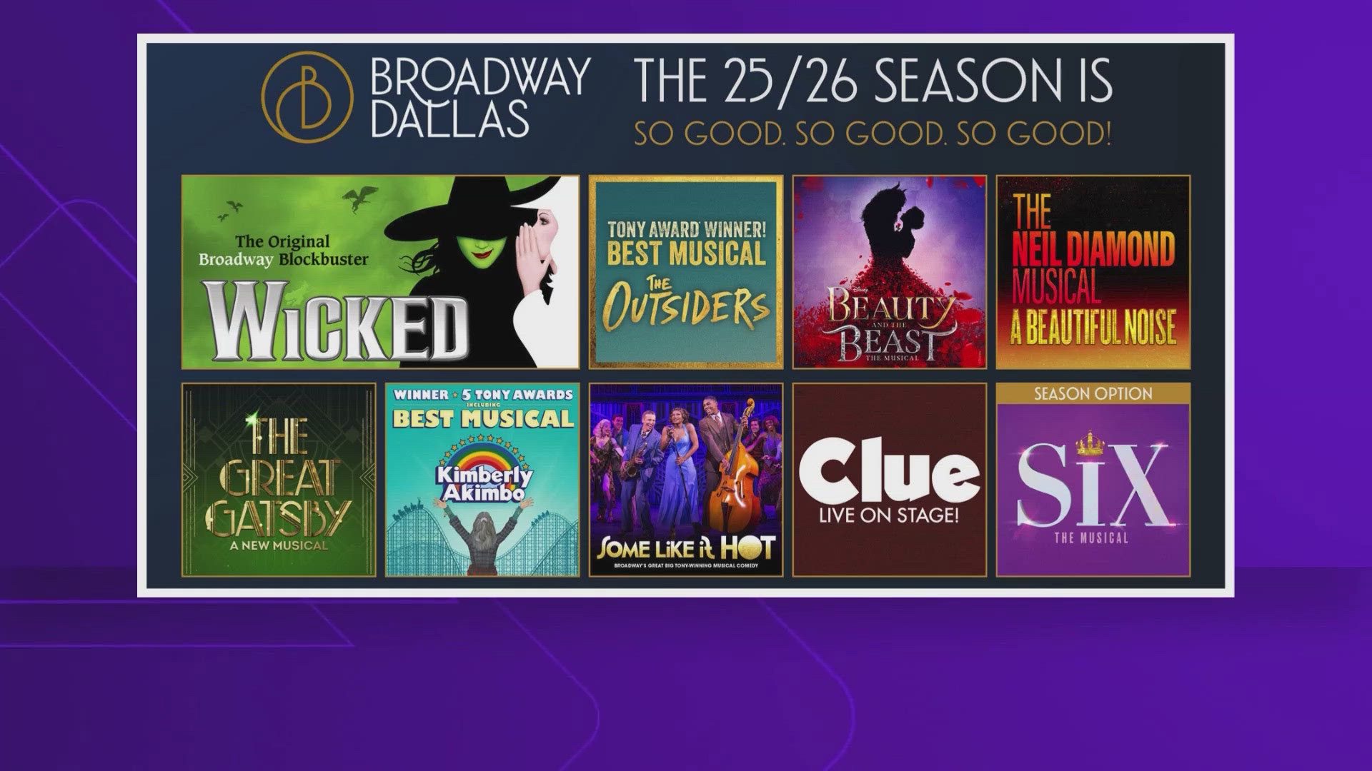 One of the actors joined WFAA Midday to talk about the upcoming productions.