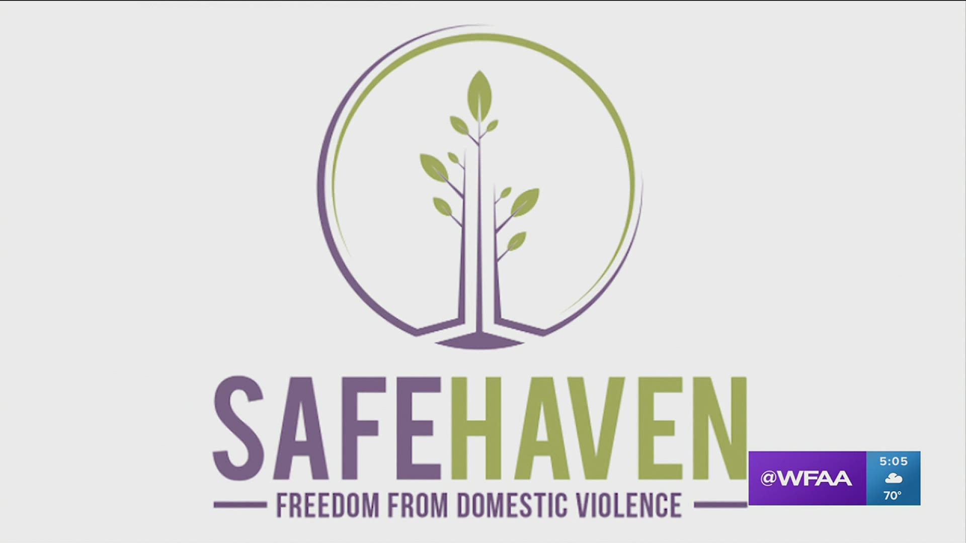 The nonprofit SafeHaven reminds anyone who's in danger, or who knows someone who is, to reach to SafeHaven and its 24-hour hotline: 1-877-701-7233.