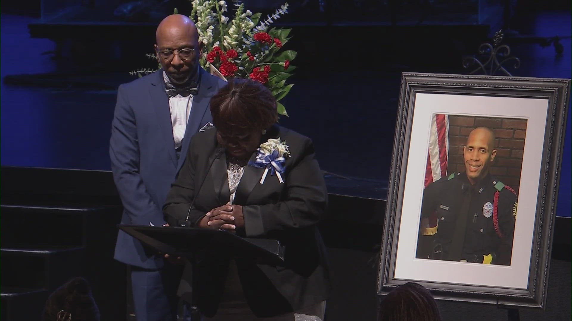 A celebration of life was held Saturday, Sept. 7 at Watermark Church in Dallas to honor the officer killed in the line of duty.