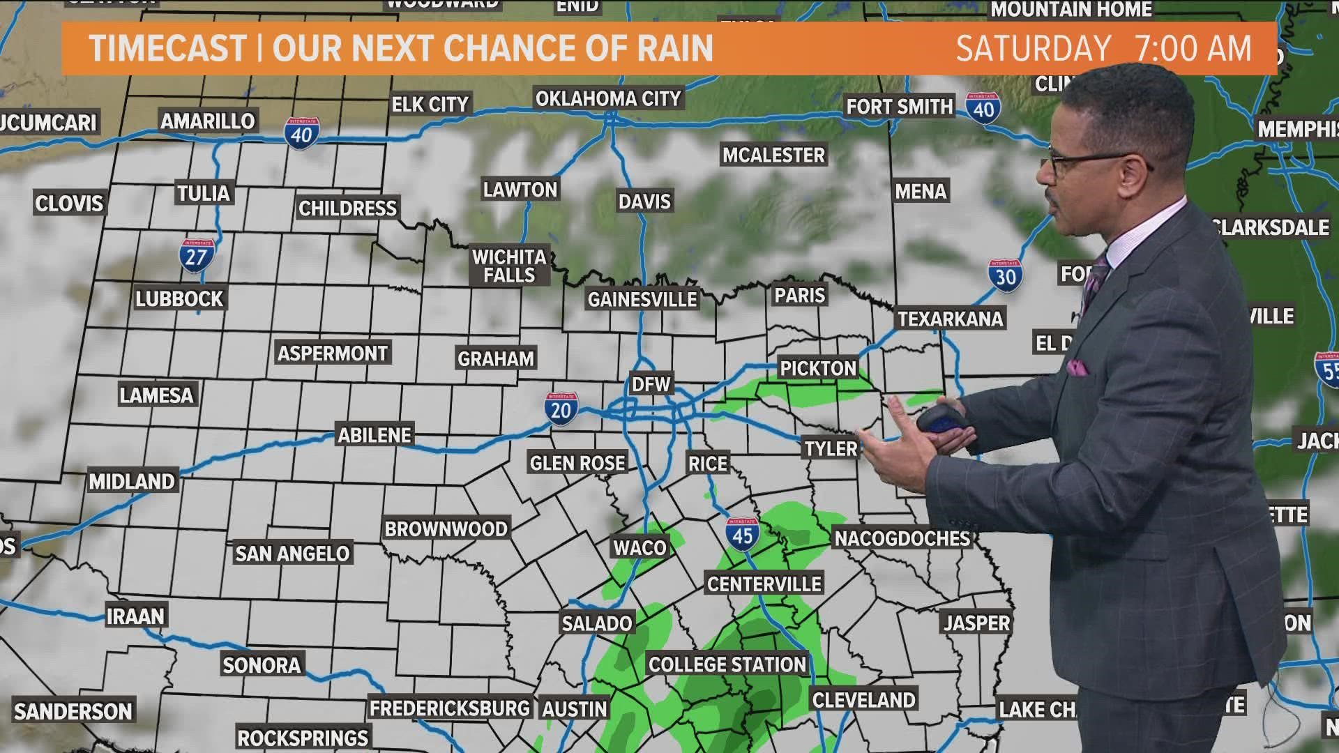 We're tracking our next round of rain expected this weekend.