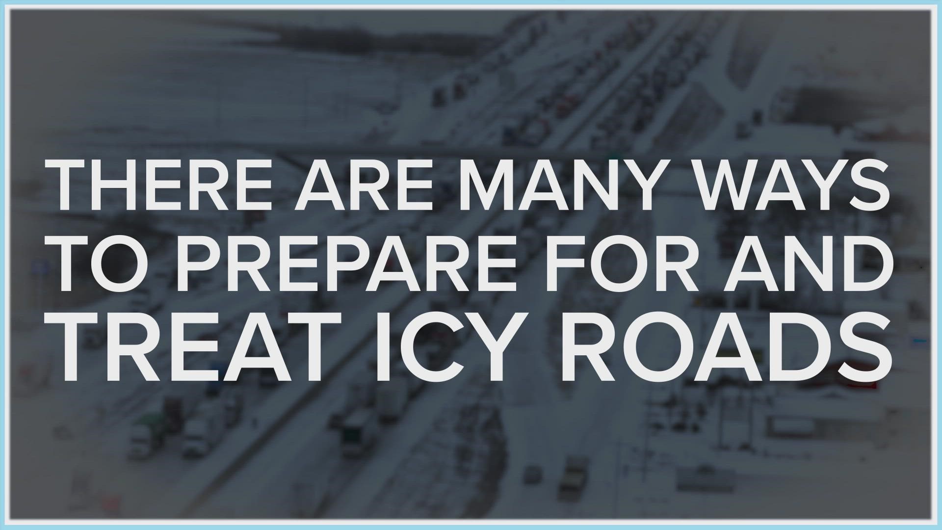 What are the differences between treating icy roads with salt or sand ...