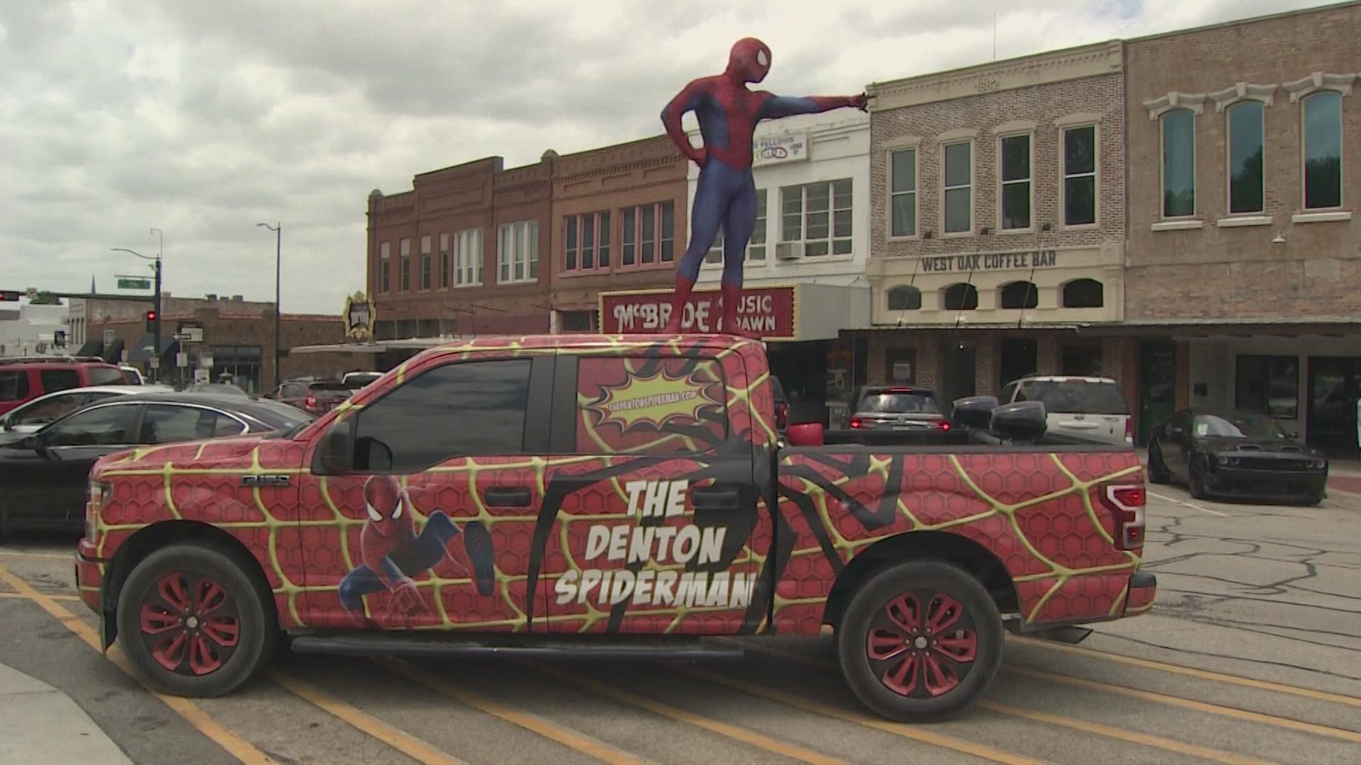 Your friendly neighborhood Denton Spiderman is on a mission: a mission to help as many children as possible in Uvalde, Texas when he visits in June.