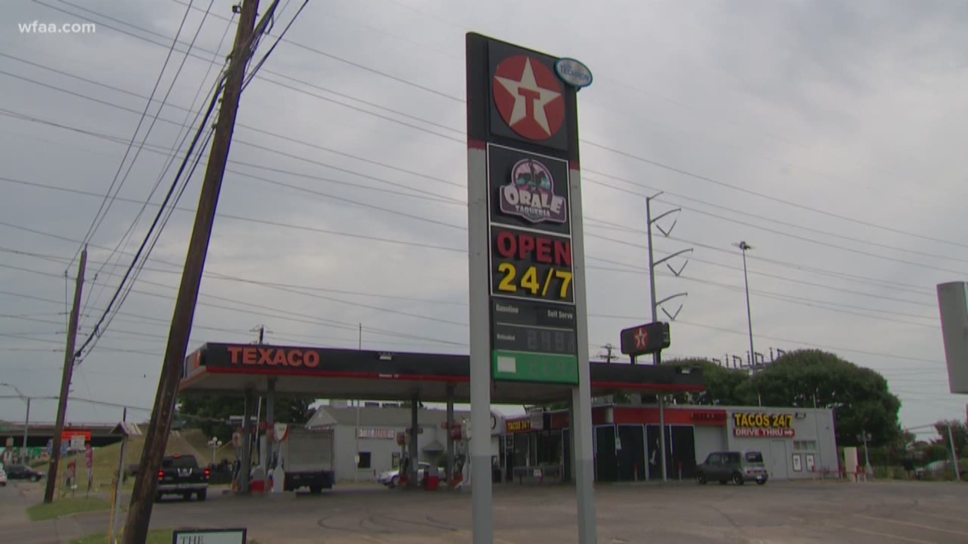 The family has not filed suit yet against the Texaco, but the City of Dallas has.