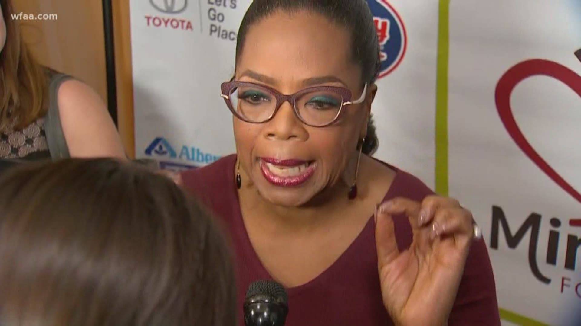 Oprah Winfrey in Collin County to support nonprofit food bank