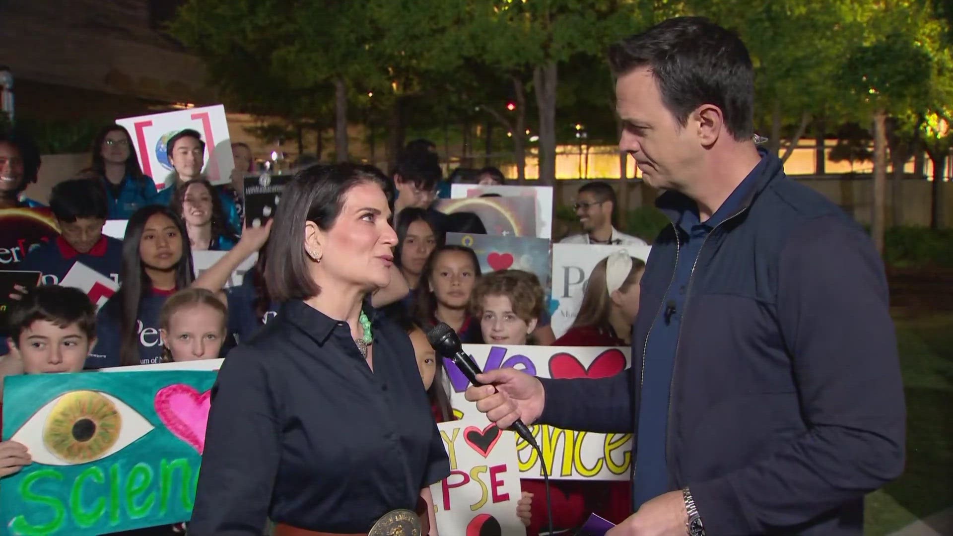 Linda Silver joined WFAA ahead of its joint watch party Monday.