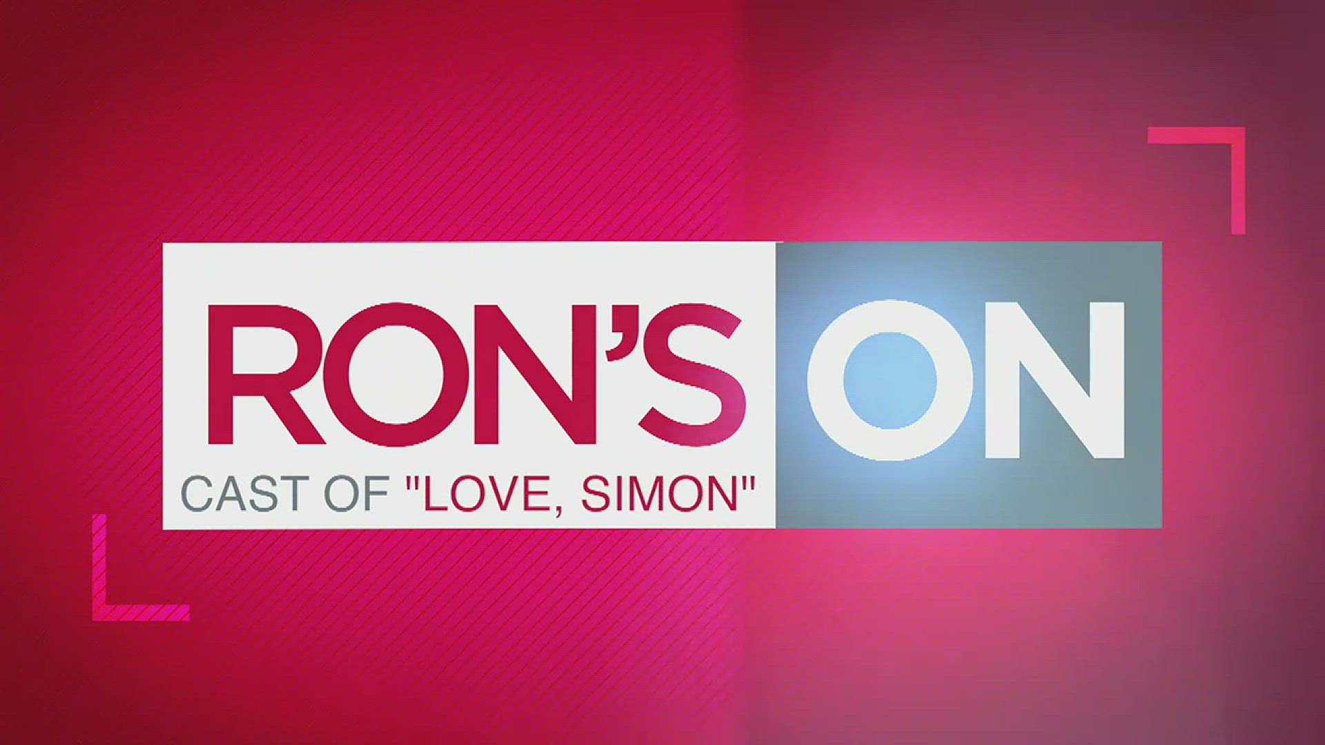 Ron Corning meets the cast of "Love, Simon"