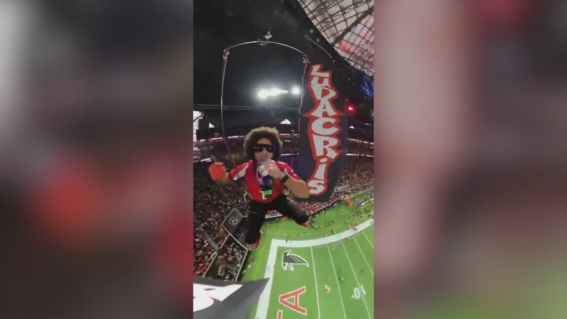 Rapper Ludacris Shares His Pov Of Midair Performance At Atlanta Falcons